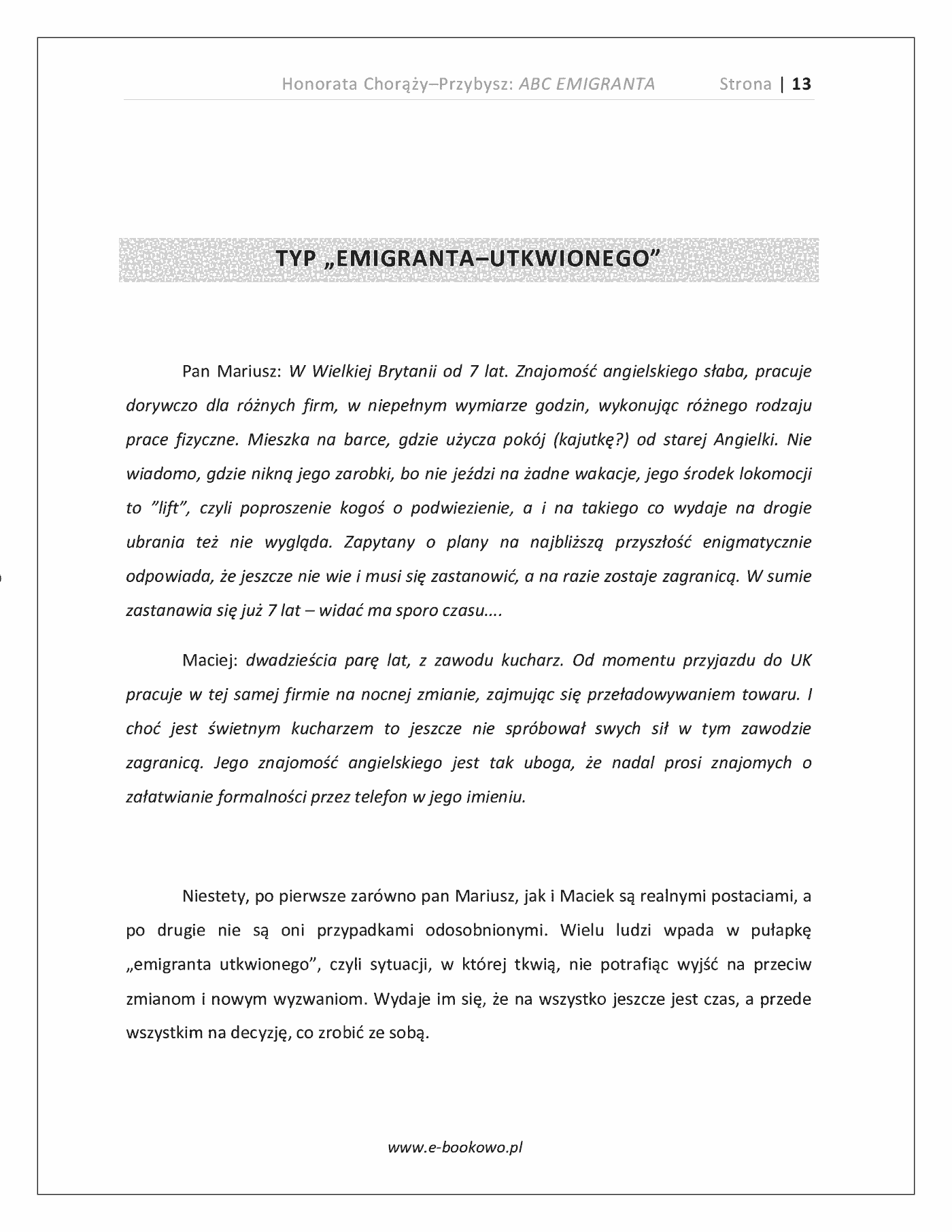 Fragment „ABC Emigranta” — strona 13 z 30