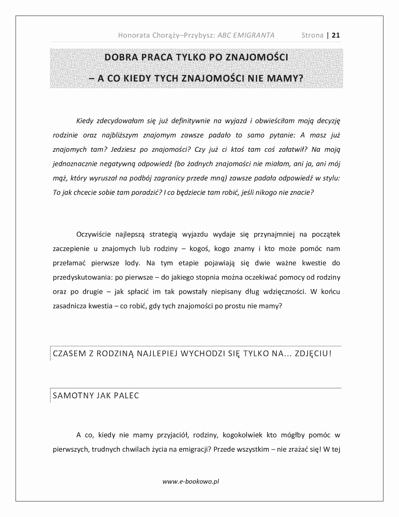 Fragment „ABC Emigranta” — strona 21 z 30
