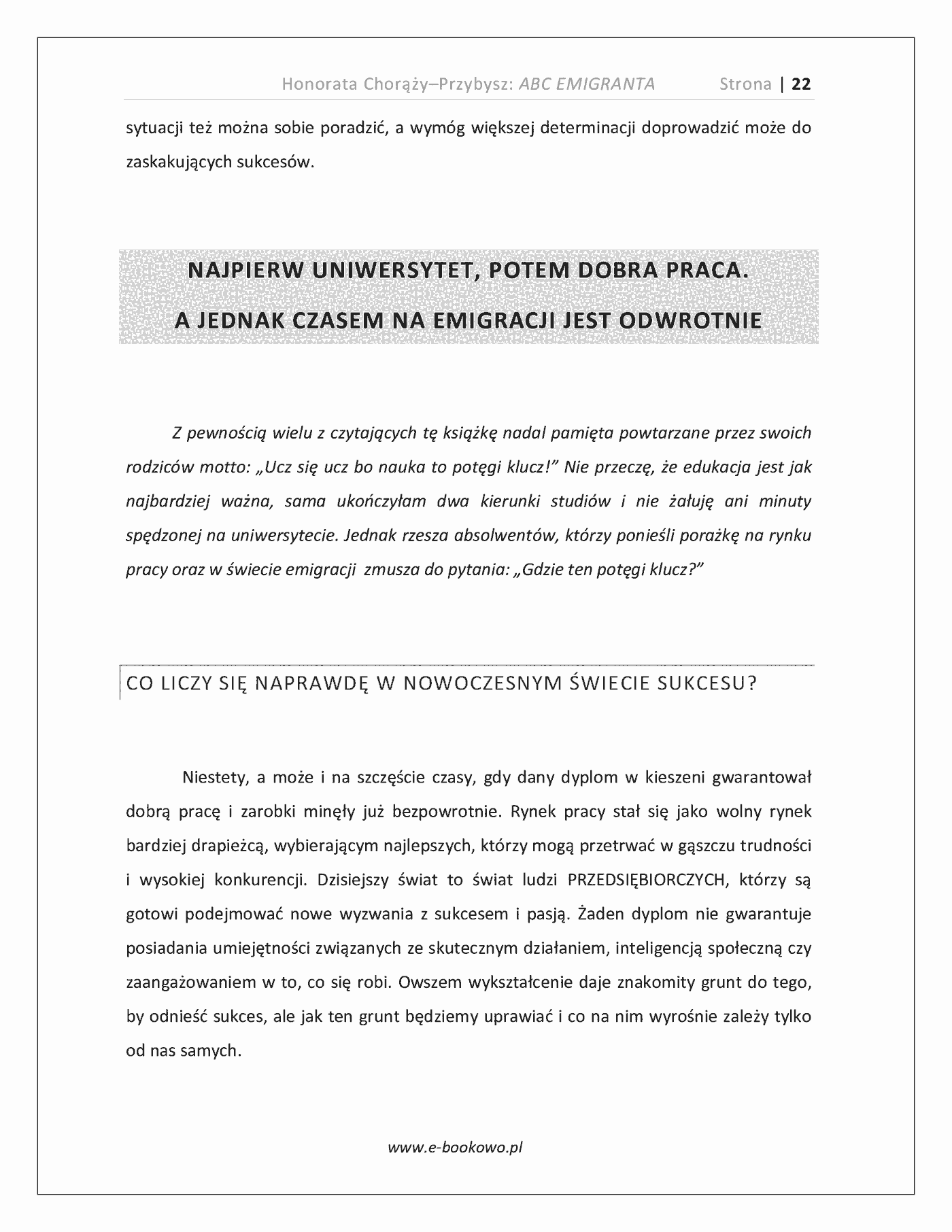 Fragment „ABC Emigranta” — strona 22 z 30