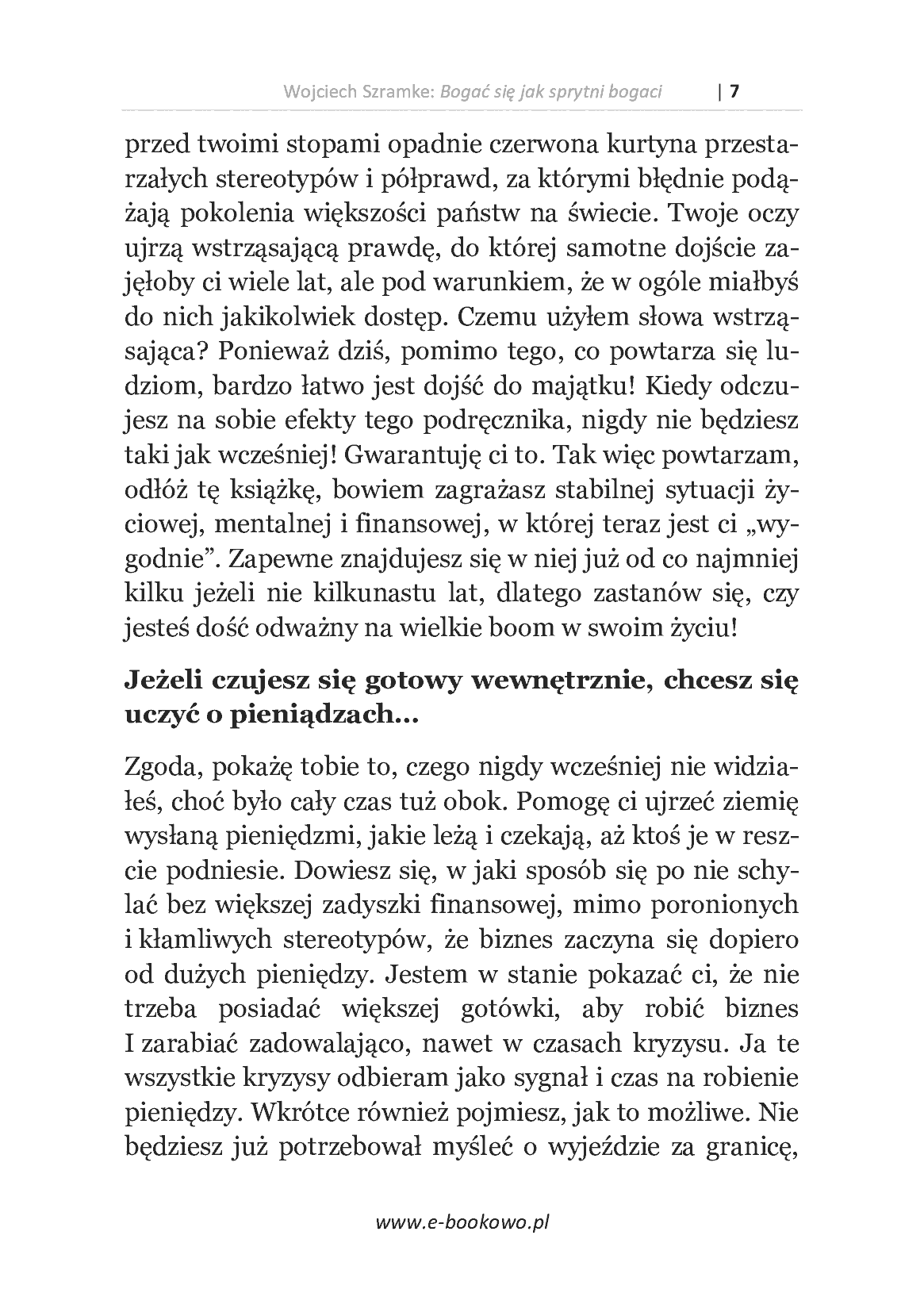 Fragment „Bogać się jak sprytni bogaci” — strona 7 z 25