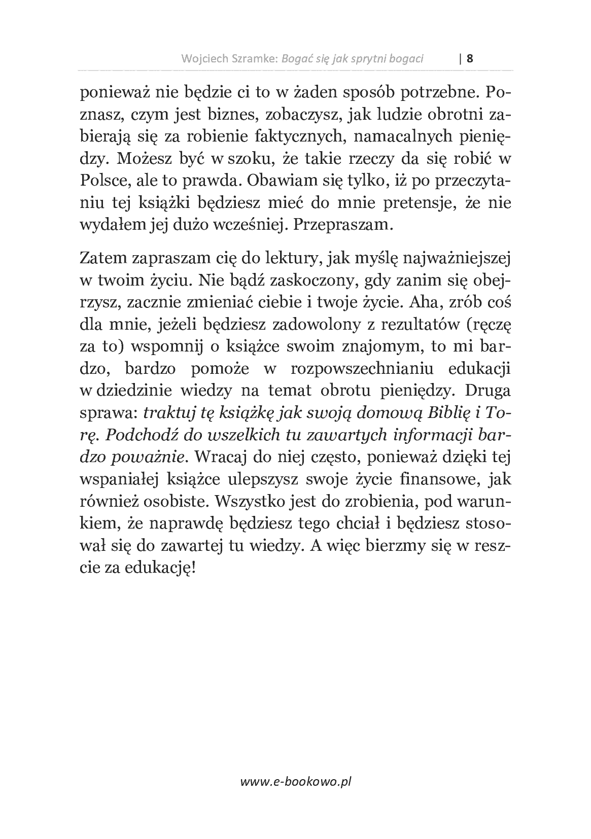 Fragment „Bogać się jak sprytni bogaci” — strona 8 z 25