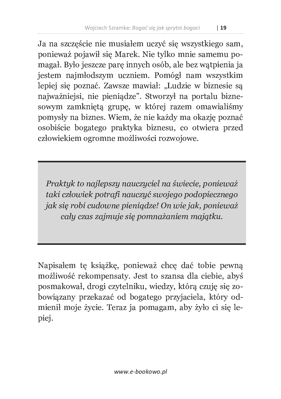 Fragment „Bogać się jak sprytni bogaci” — strona 19 z 25