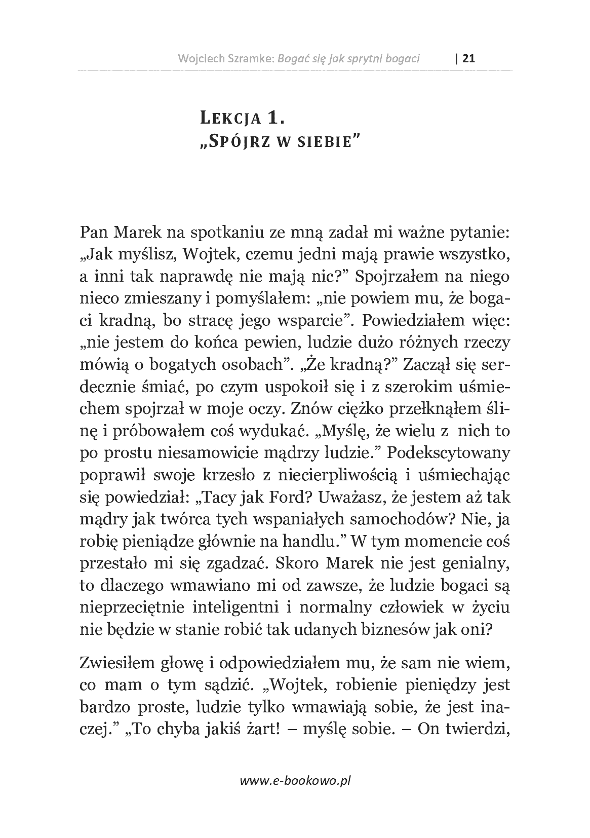 Fragment „Bogać się jak sprytni bogaci” — strona 21 z 25