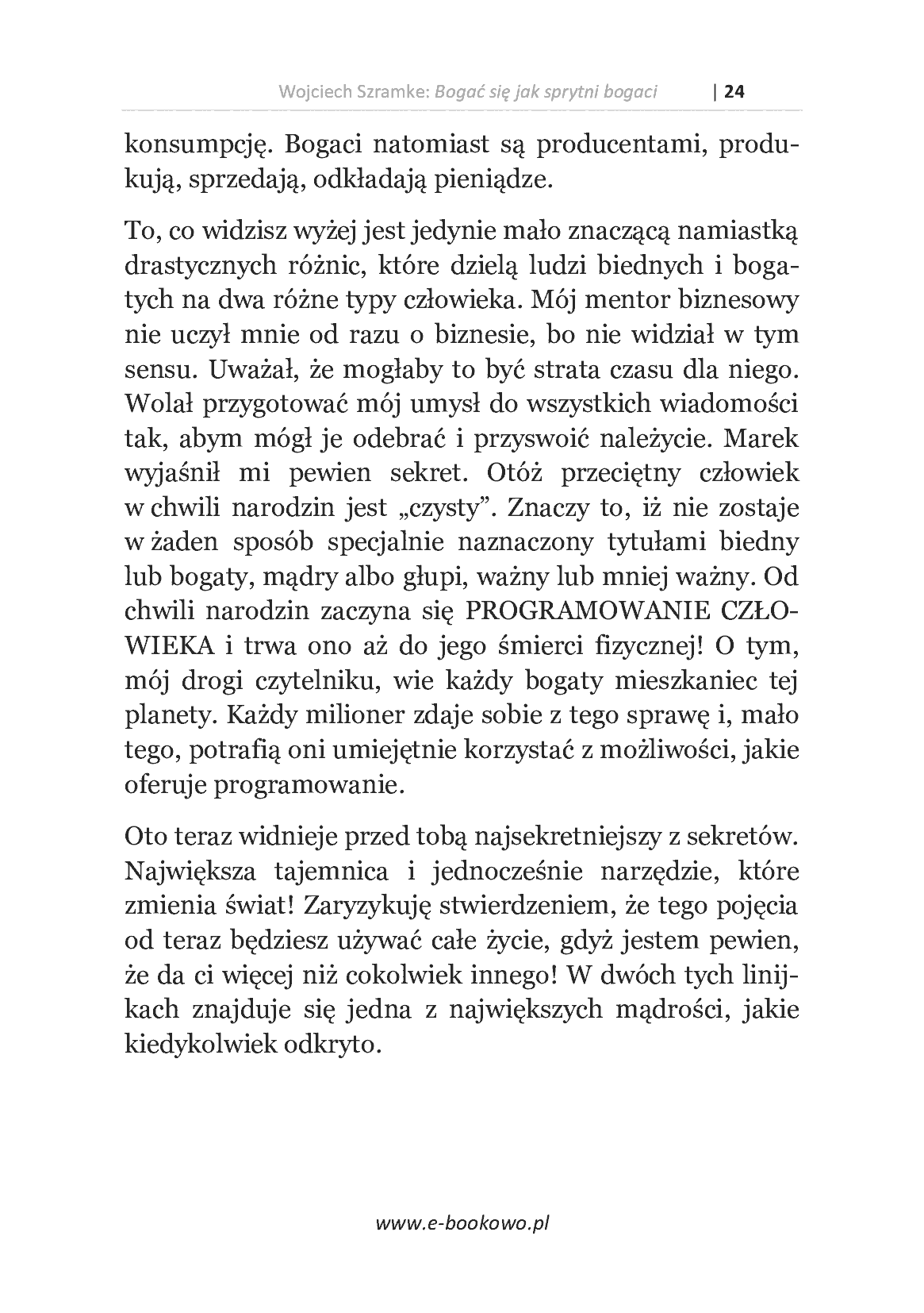 Fragment „Bogać się jak sprytni bogaci” — strona 24 z 25