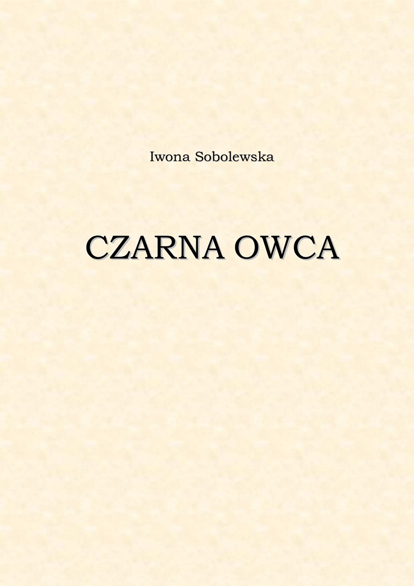 Fragment „Czarna owca” — strona 2 z 30