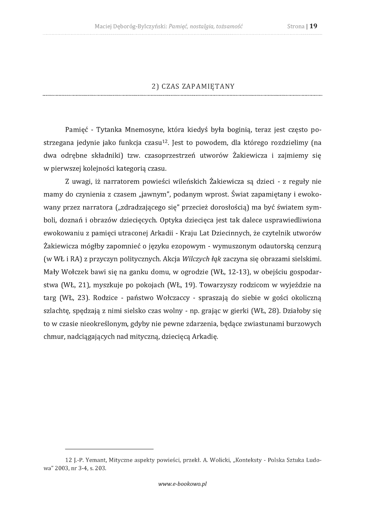 Fragment „Pamięć, nostalgia, tożsamość. Kulturowe aspekty estetyki pogranicza w twórczości Zbigniewa Żakiewicza” — strona 19 z 30