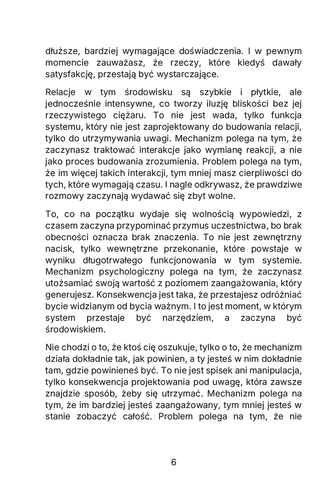 Fragment „Brutalna prawda o serwisie X. Jak strumień przejmuje twoje myślenie, reakcje i tożsamość” — strona 7 z 11