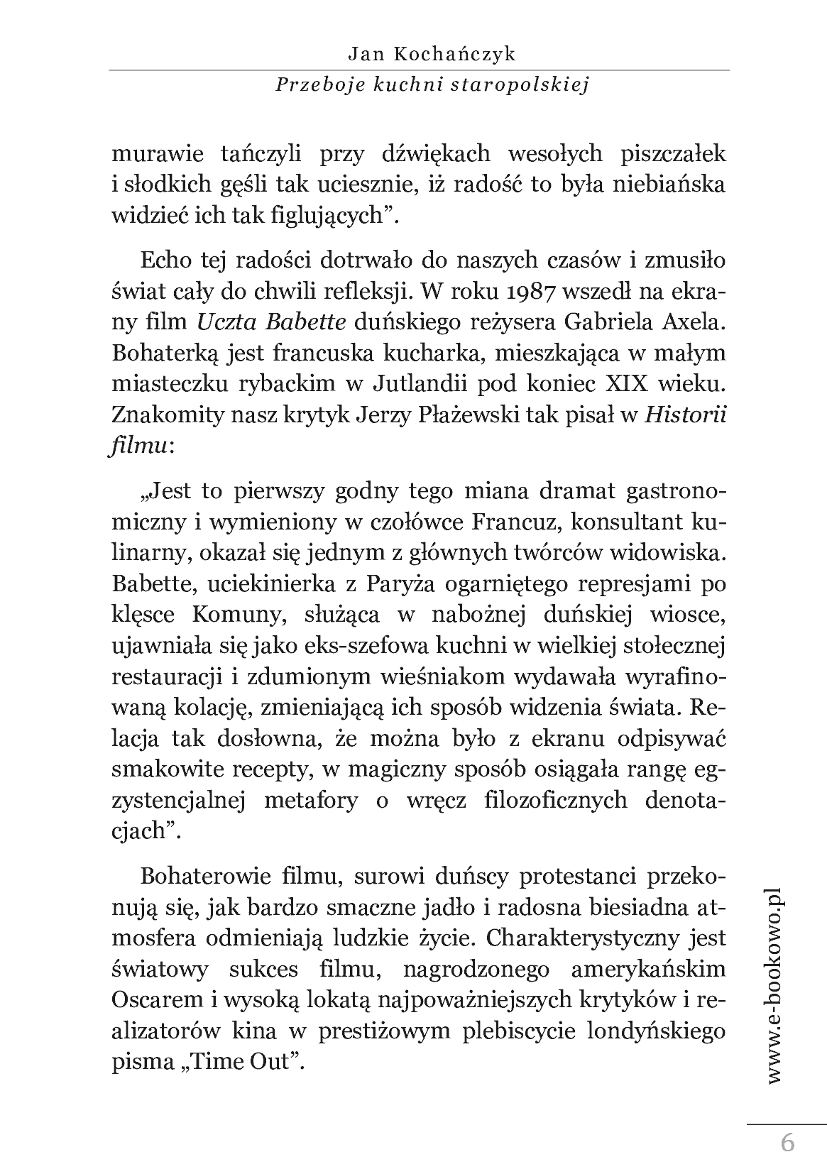 Fragment „Przeboje kuchni staropolskiej Fruwające dziki i dania miłosne” — strona 6 z 13