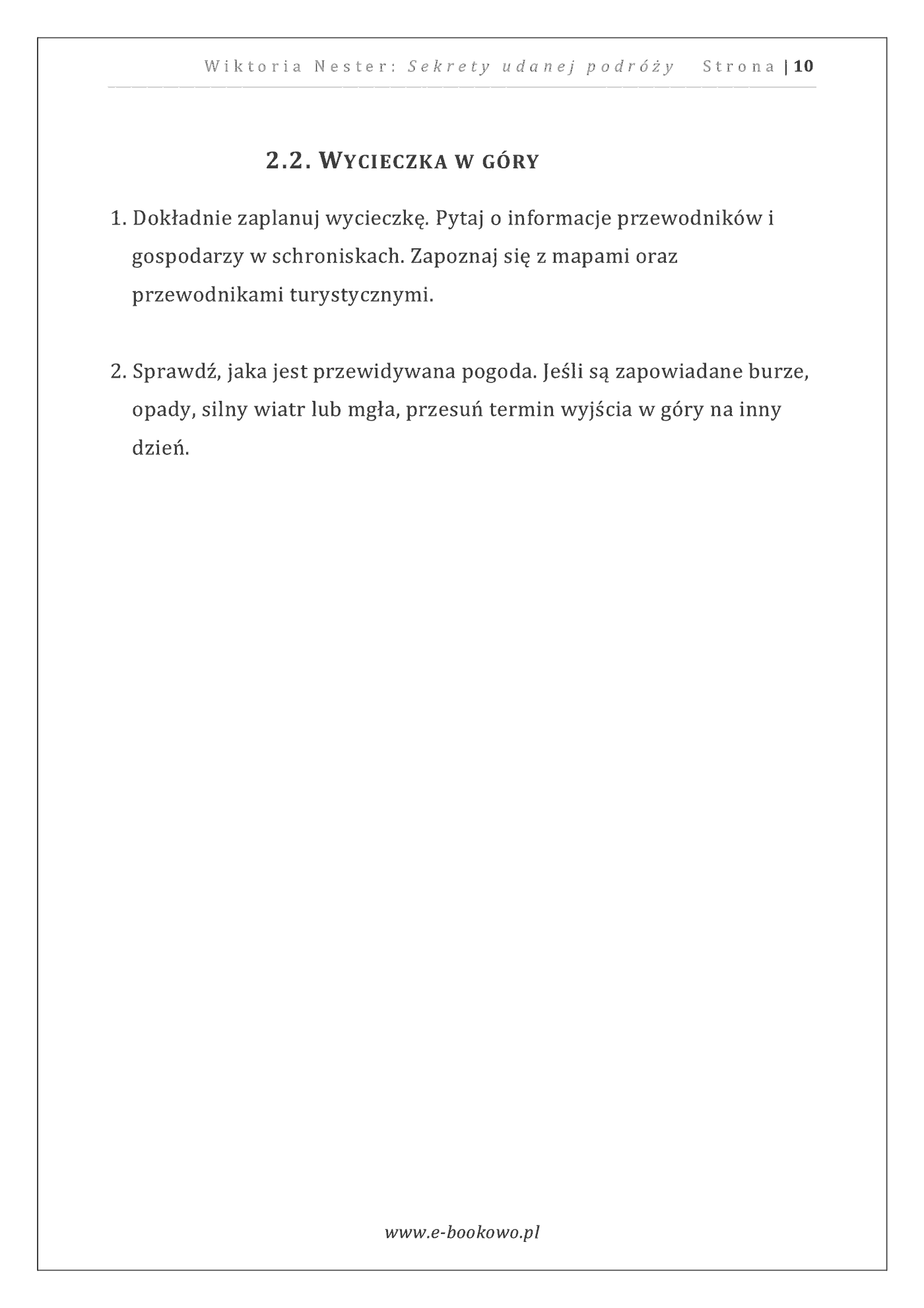 Fragment „Sekrety udanej podróży” — strona 10 z 30