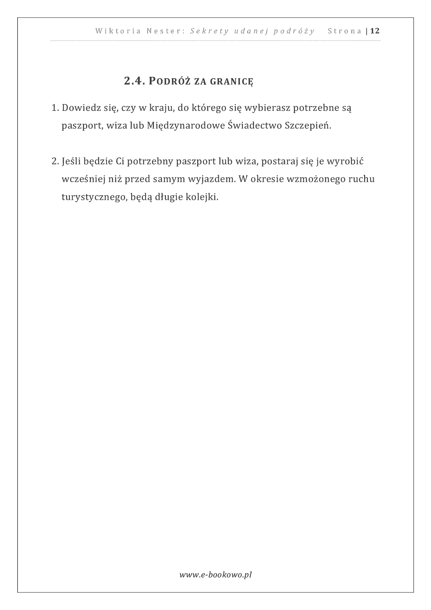 Fragment „Sekrety udanej podróży” — strona 12 z 30