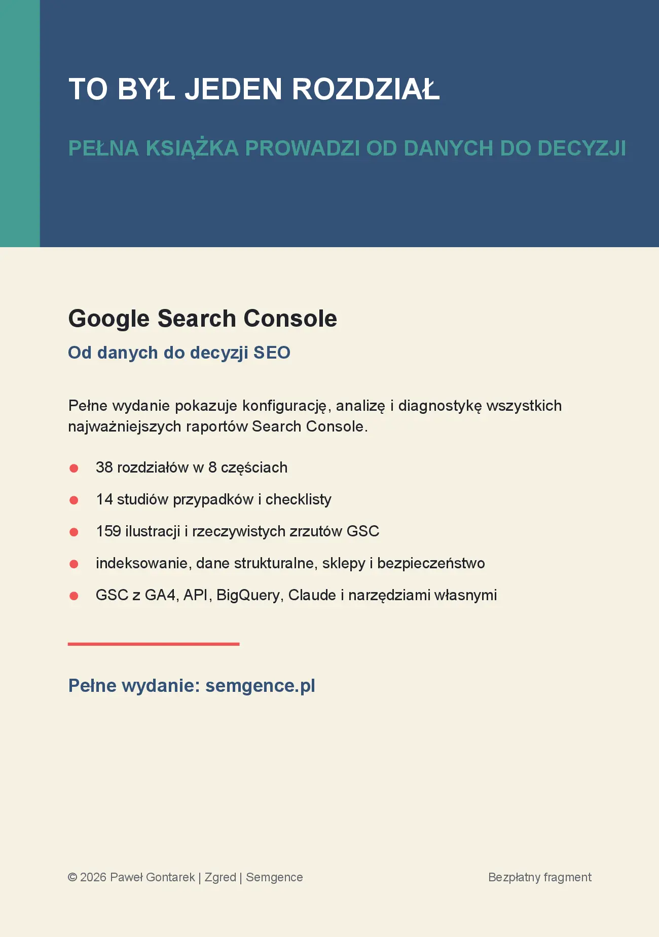 Fragment „Google Search Console. Od danych do decyzji SEO” — strona 9 z 9