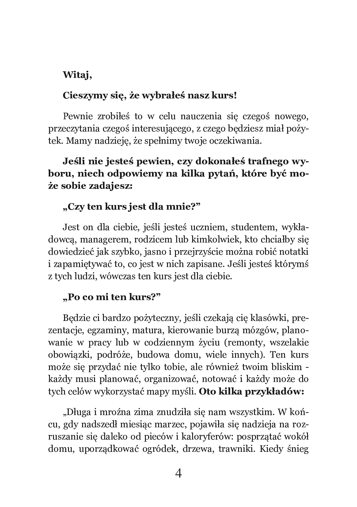 Fragment „Naucz się w 7 godzin: Jak tworzyć mapy myśli” — strona 4 z 12
