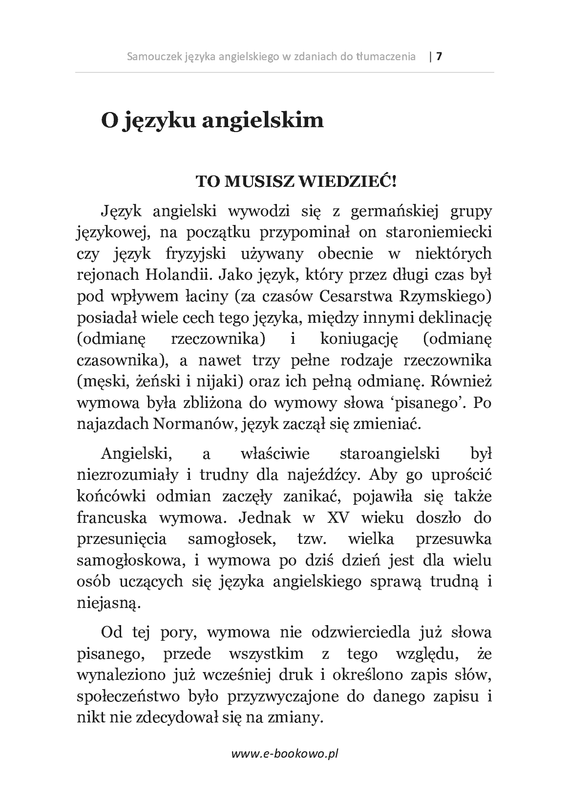 Fragment „Samouczek języka angielskiego w zdaniach do tłumaczenia” — strona 7 z 21