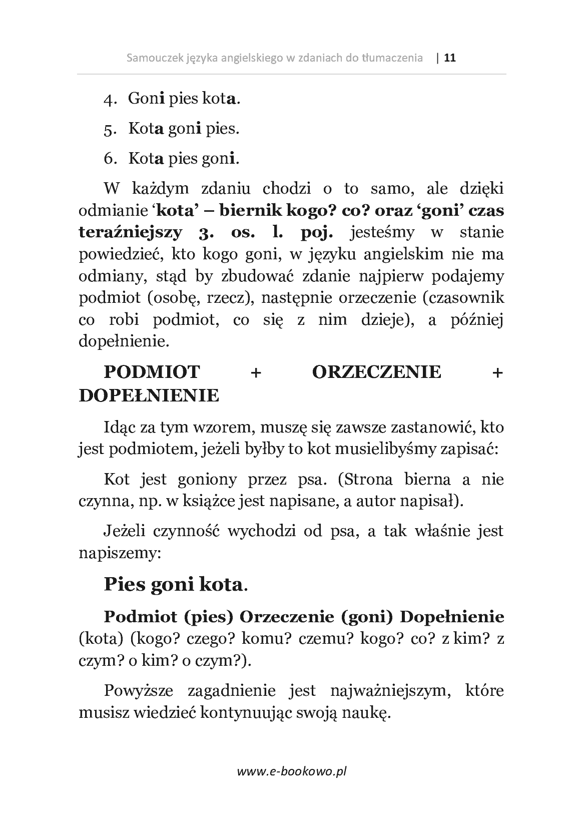 Fragment „Samouczek języka angielskiego w zdaniach do tłumaczenia” — strona 11 z 21