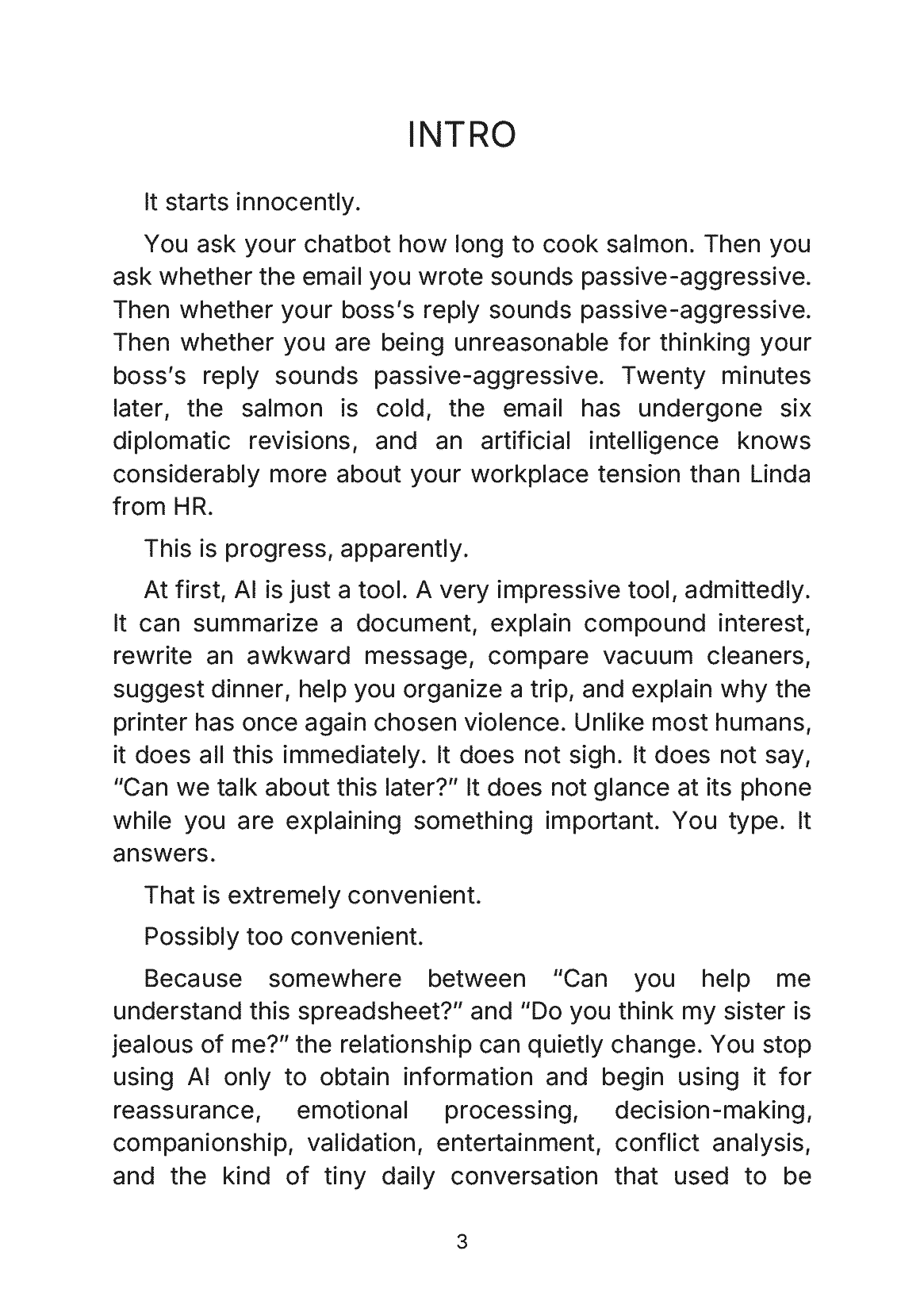 Fragment „I May Be Too Close to My Chatbot - How to Use AI Without Replacing Everyone You Know” — strona 4 z 11