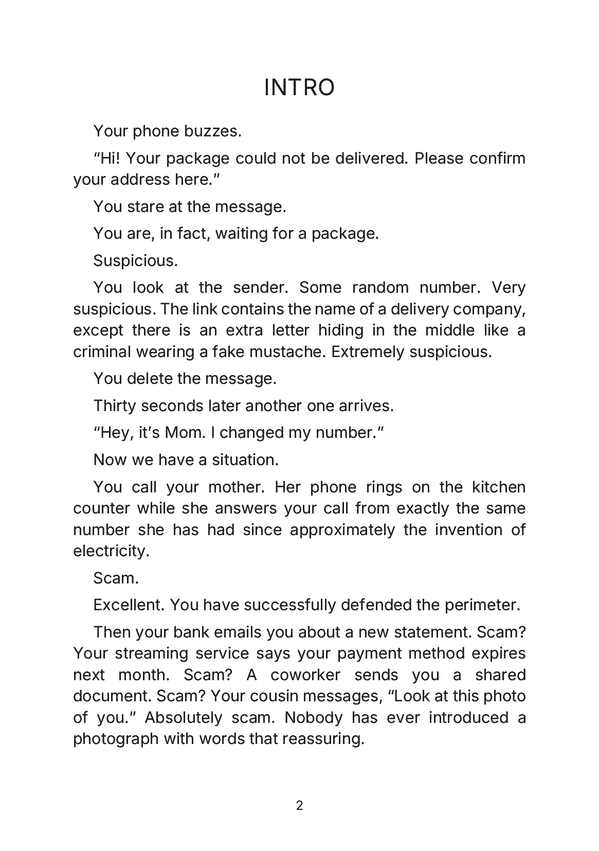Fragment „Every Message Looks Like a Scam - How to Stay Safe Online Without Suspecting Your Own Grandma” — strona 3 z 11