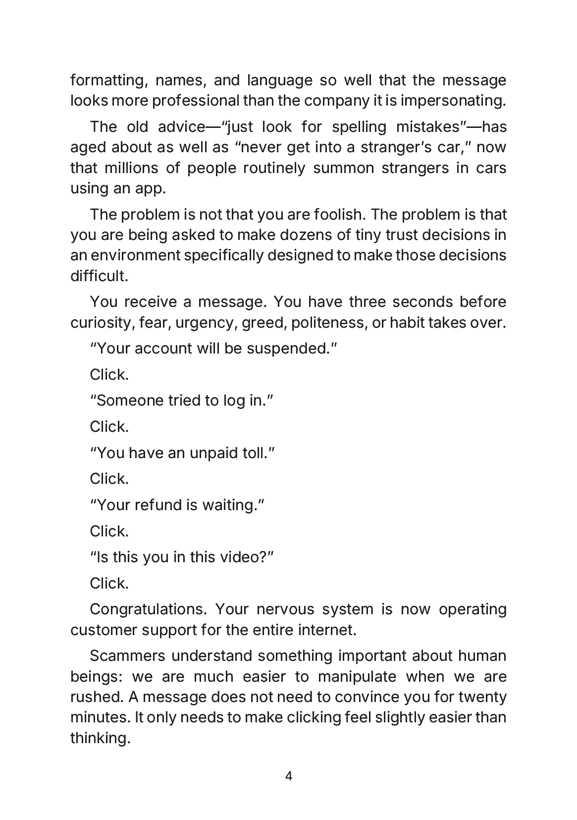 Fragment „Every Message Looks Like a Scam - How to Stay Safe Online Without Suspecting Your Own Grandma” — strona 5 z 11