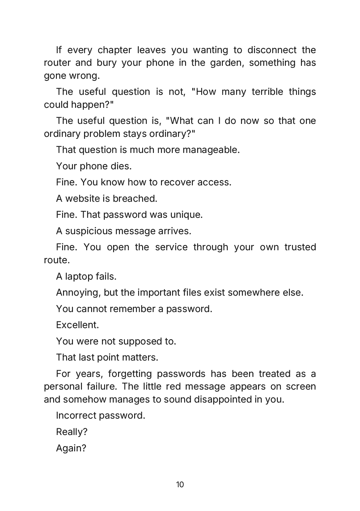 Fragment „Every Account Has a Different Password. In Theory - How to Organize Passwords, Logins, Backups, and Digital Security Before Another Password Reset Drives You Mad” — strona 10 z 11
