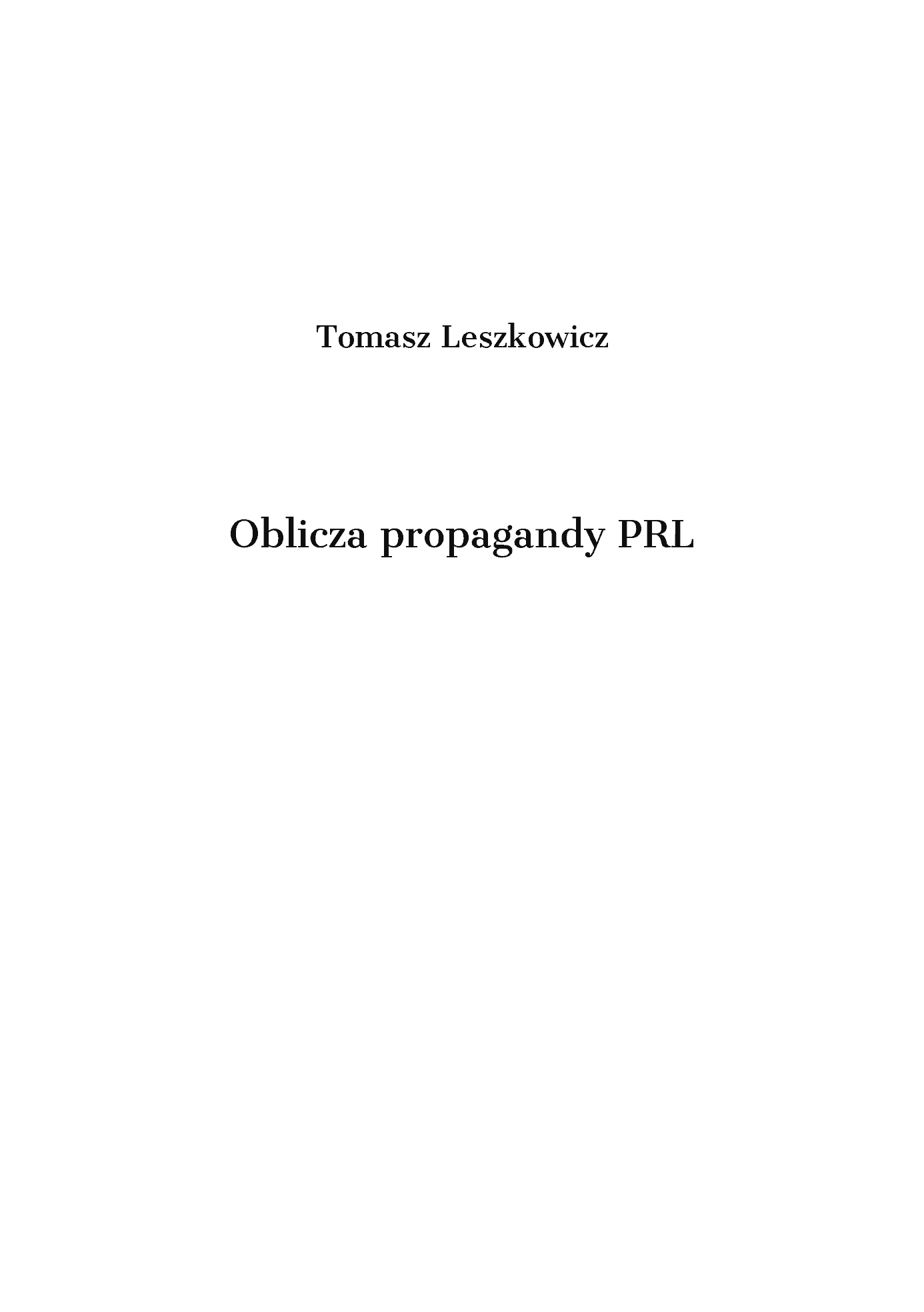 Fragment „Oblicza propagandy PRL” — strona 2 z 16