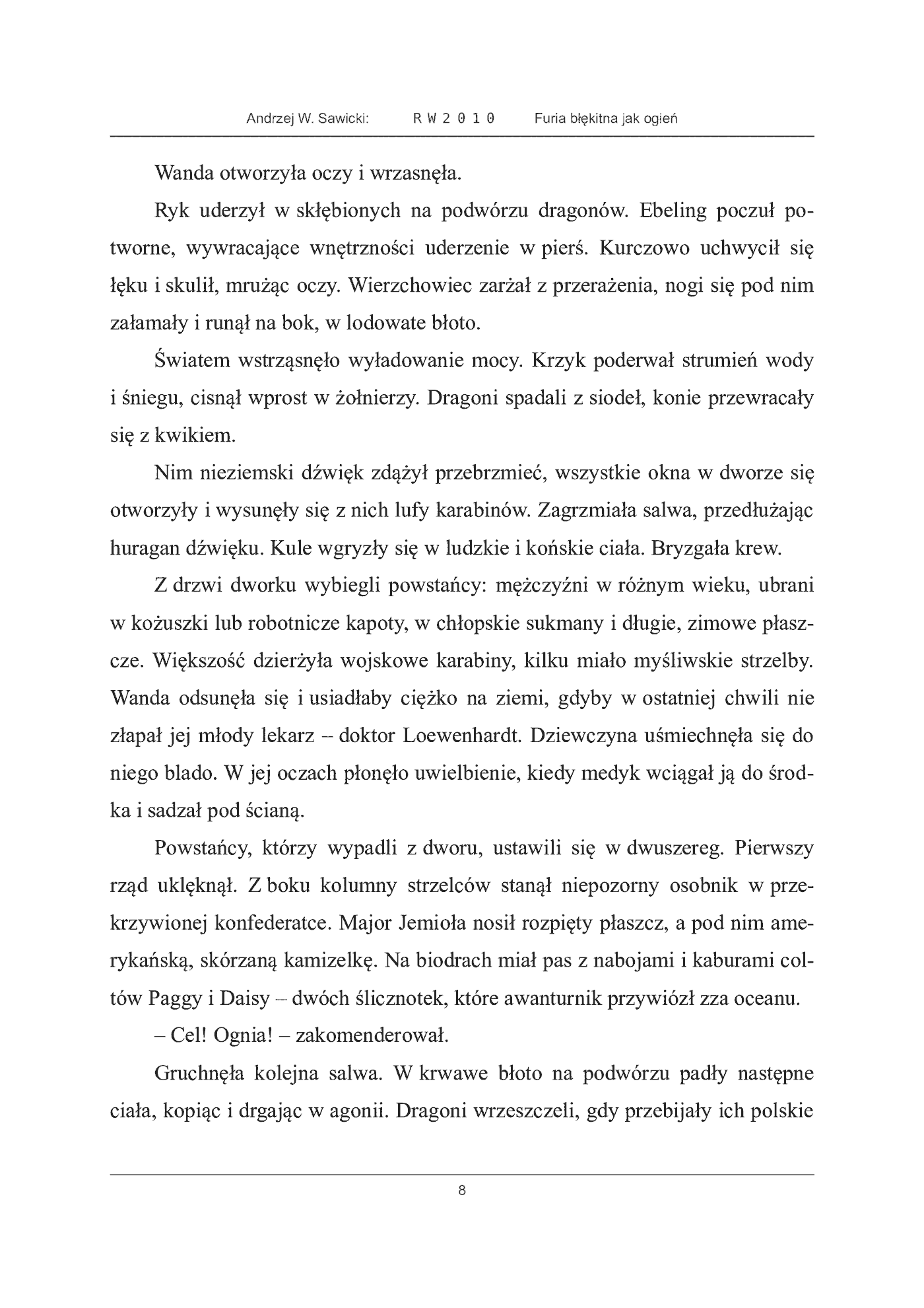 Fragment „Furia błękitna jak ogień” — strona 8 z 30