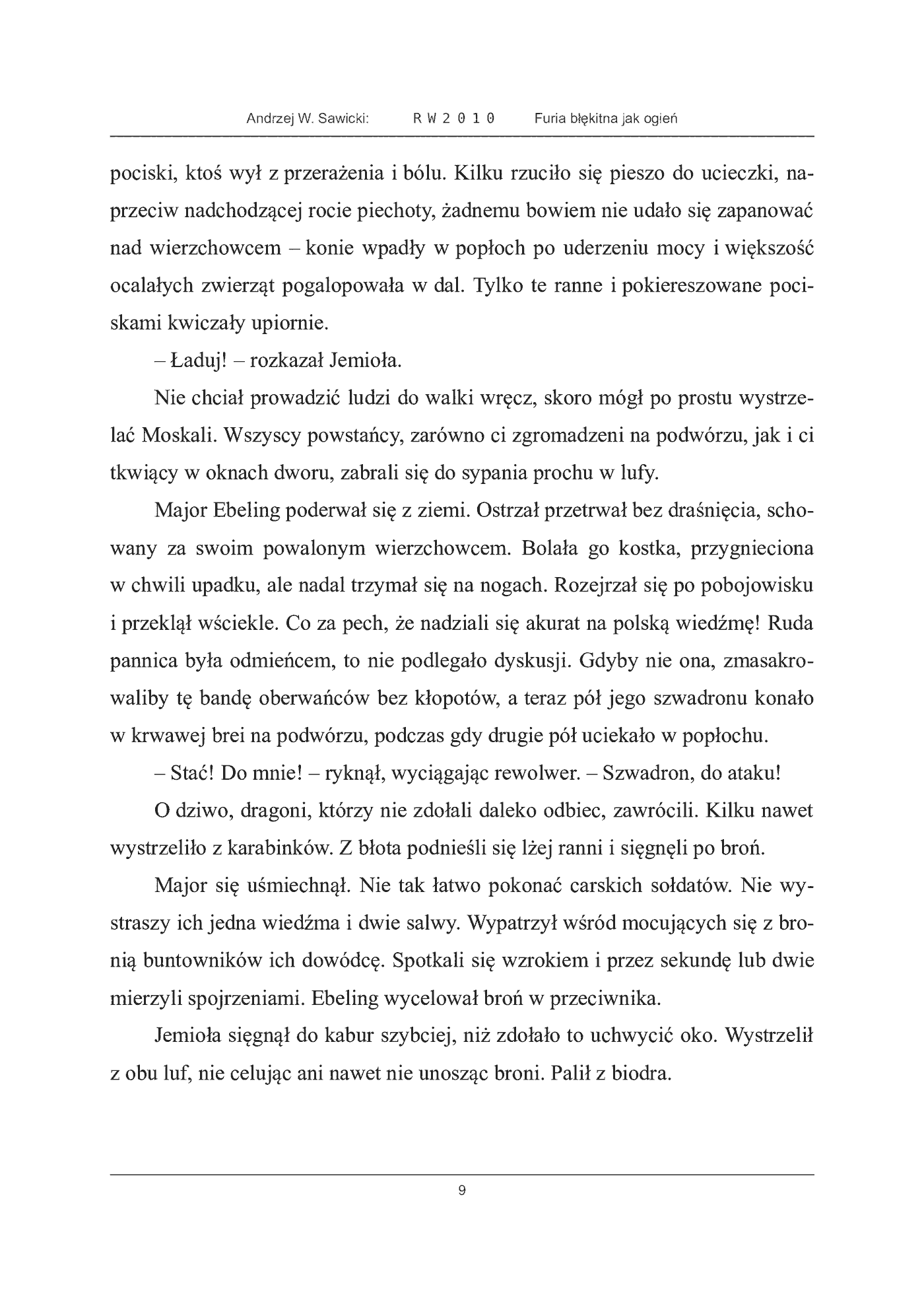 Fragment „Furia błękitna jak ogień” — strona 9 z 30