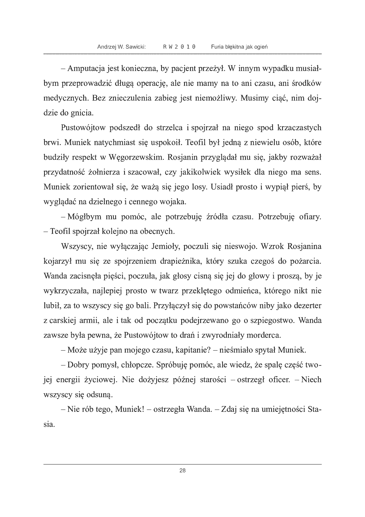 Fragment „Furia błękitna jak ogień” — strona 28 z 30