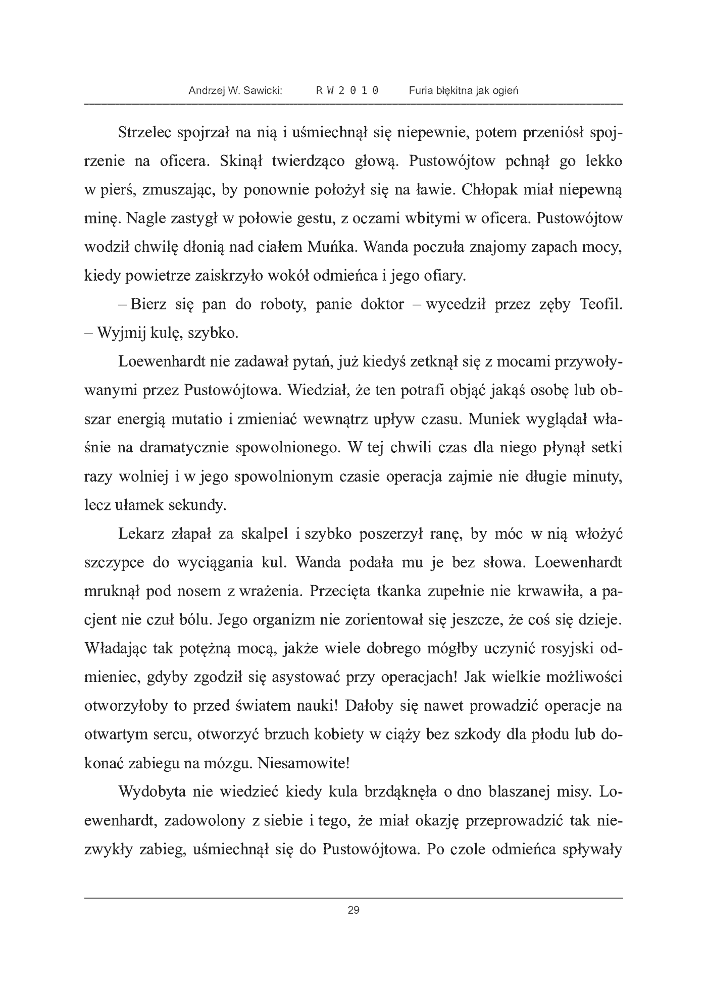 Fragment „Furia błękitna jak ogień” — strona 29 z 30