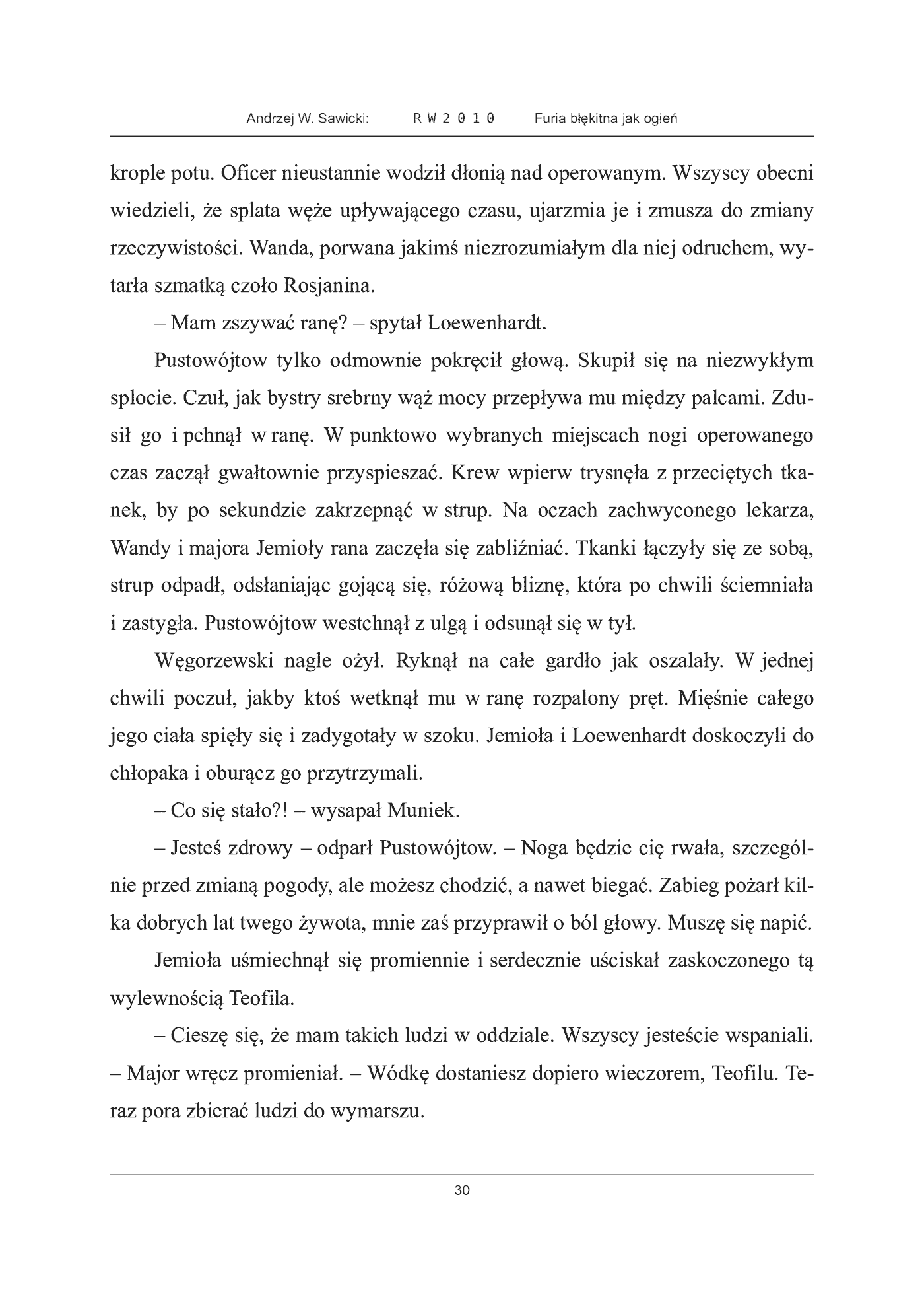 Fragment „Furia błękitna jak ogień” — strona 30 z 30