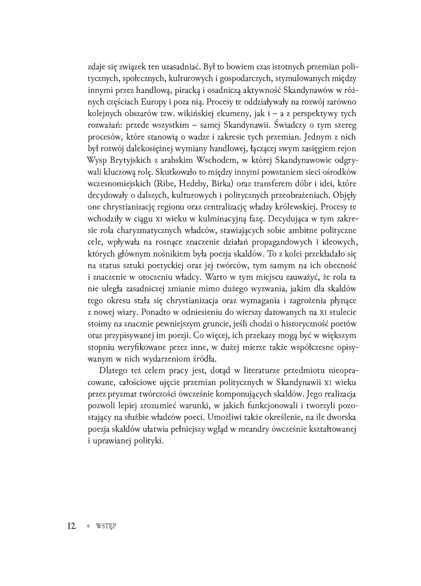 Fragment „Między poezją a polityką. Rozgrywki polityczne w Skandynawii XI wieku w świetle poezji ówczesnych skaldów” — strona 12 z 30