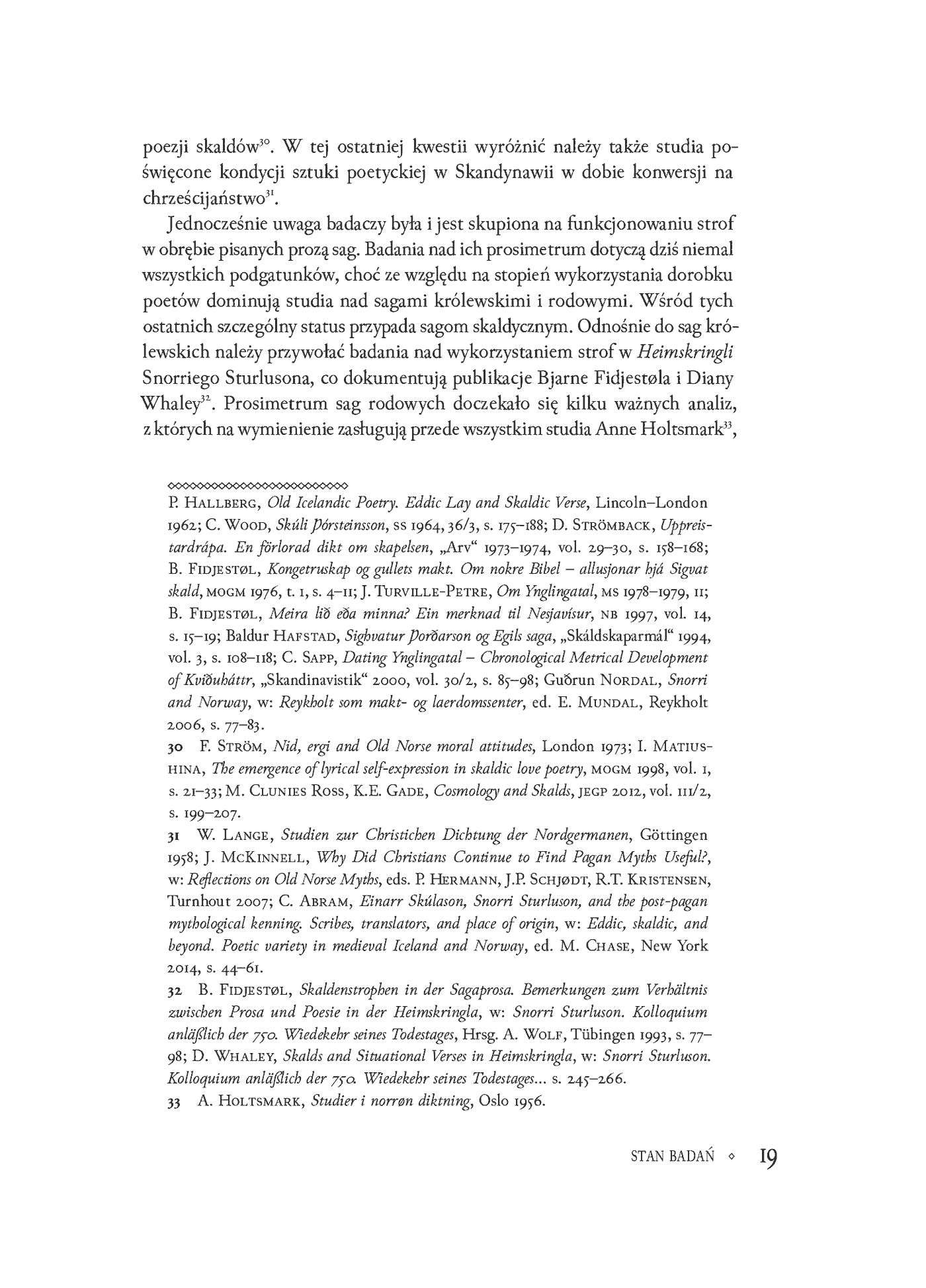 Fragment „Między poezją a polityką. Rozgrywki polityczne w Skandynawii XI wieku w świetle poezji ówczesnych skaldów” — strona 19 z 30