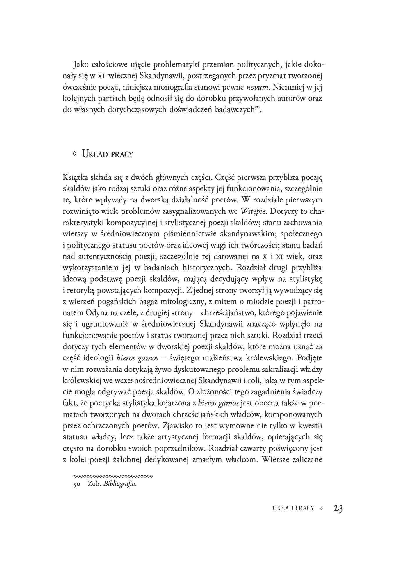 Fragment „Między poezją a polityką. Rozgrywki polityczne w Skandynawii XI wieku w świetle poezji ówczesnych skaldów” — strona 23 z 30