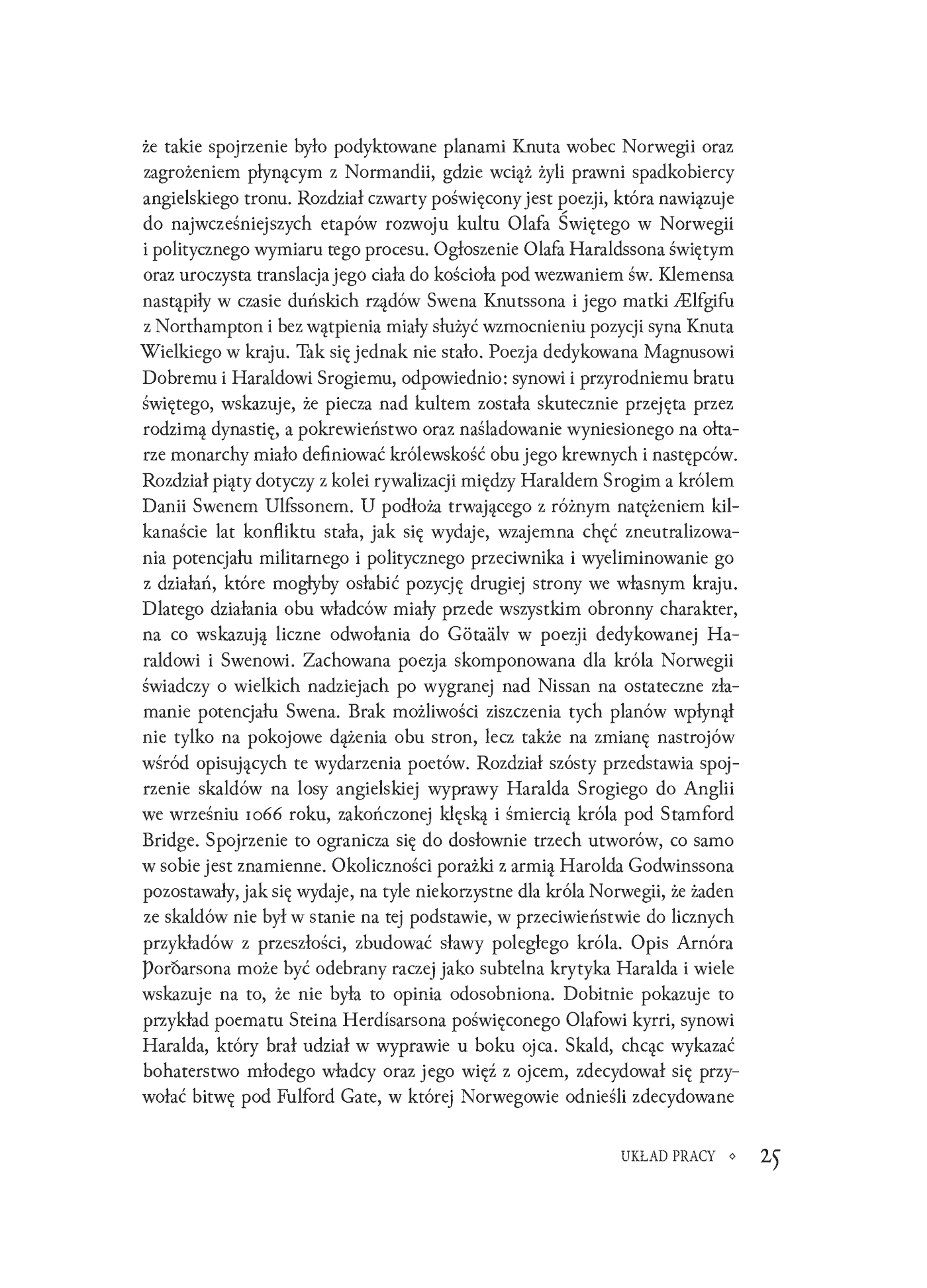 Fragment „Między poezją a polityką. Rozgrywki polityczne w Skandynawii XI wieku w świetle poezji ówczesnych skaldów” — strona 25 z 30