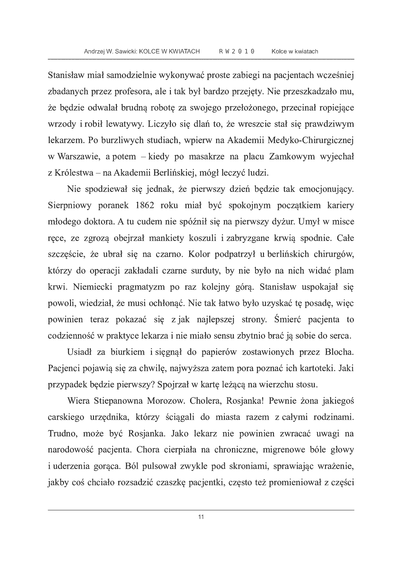 Fragment „Kolce w kwiatach” — strona 11 z 27