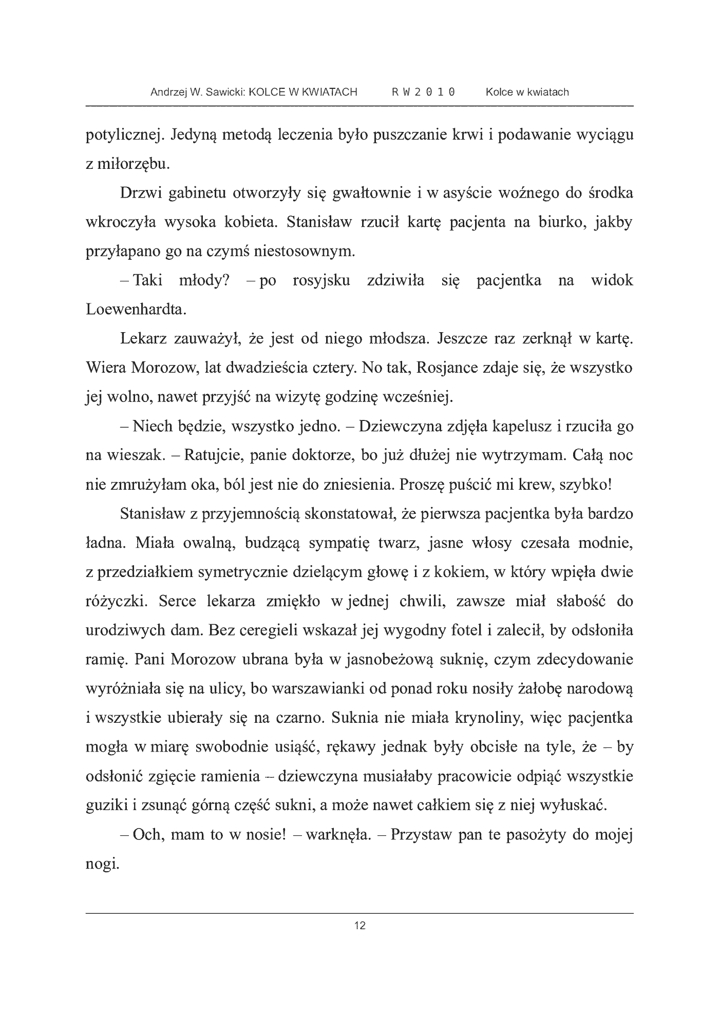 Fragment „Kolce w kwiatach” — strona 12 z 27