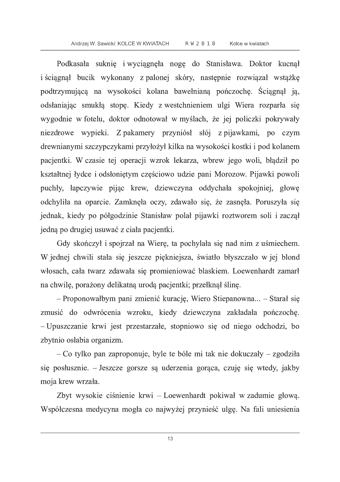 Fragment „Kolce w kwiatach” — strona 13 z 27