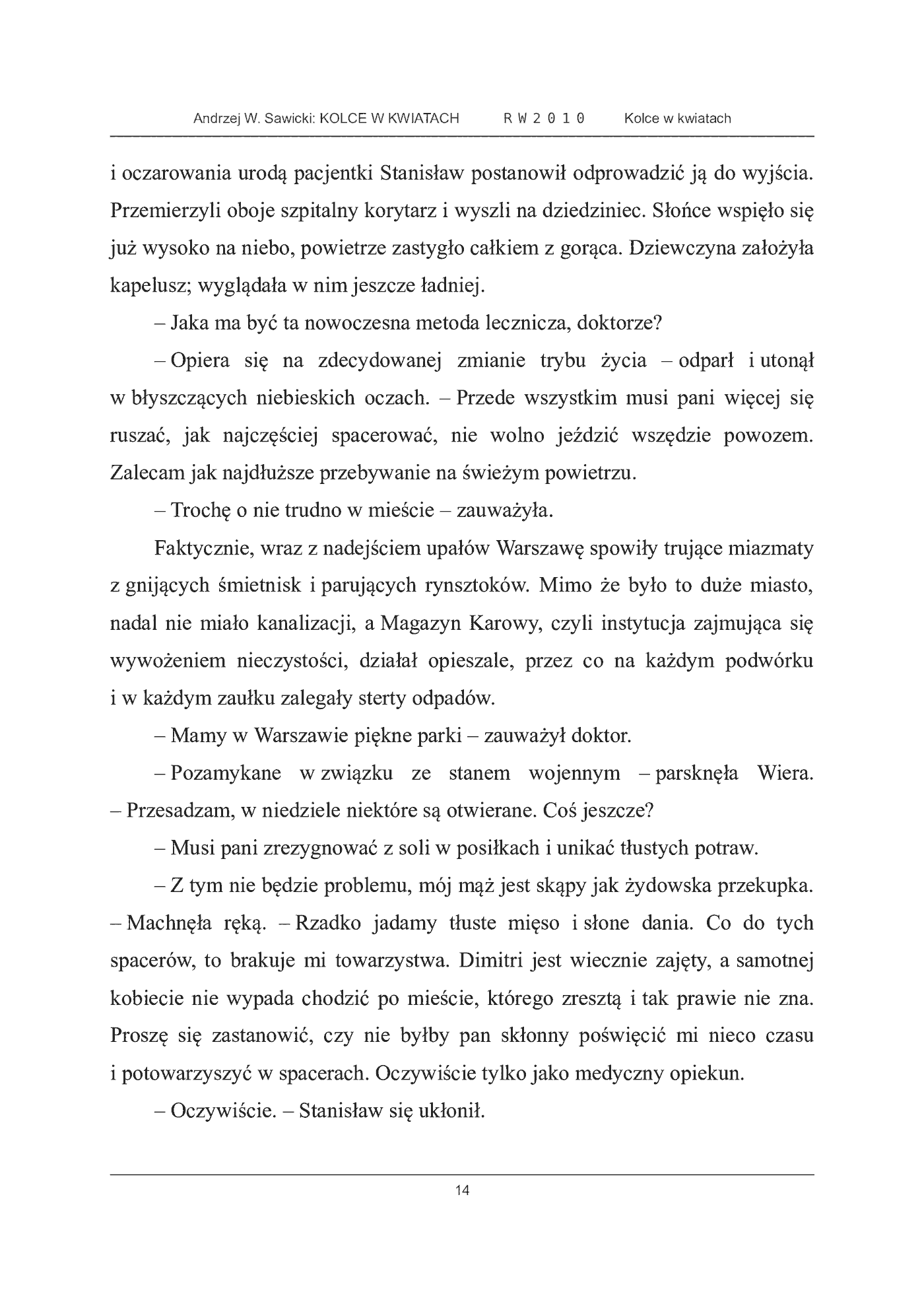Fragment „Kolce w kwiatach” — strona 14 z 27