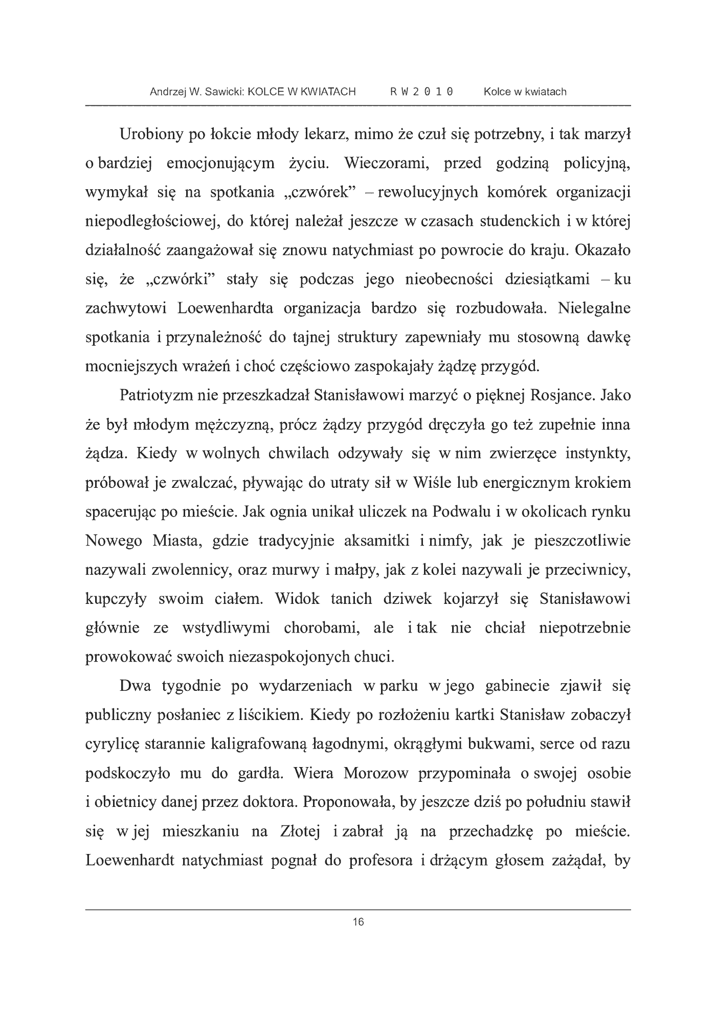 Fragment „Kolce w kwiatach” — strona 16 z 27