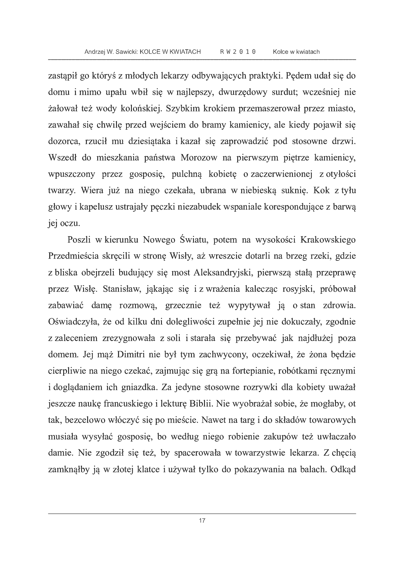 Fragment „Kolce w kwiatach” — strona 17 z 27
