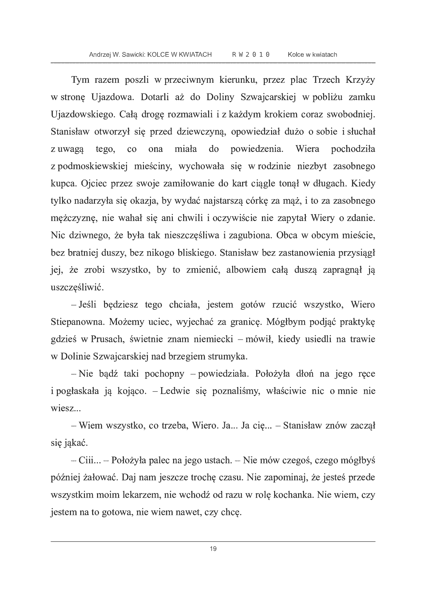 Fragment „Kolce w kwiatach” — strona 19 z 27
