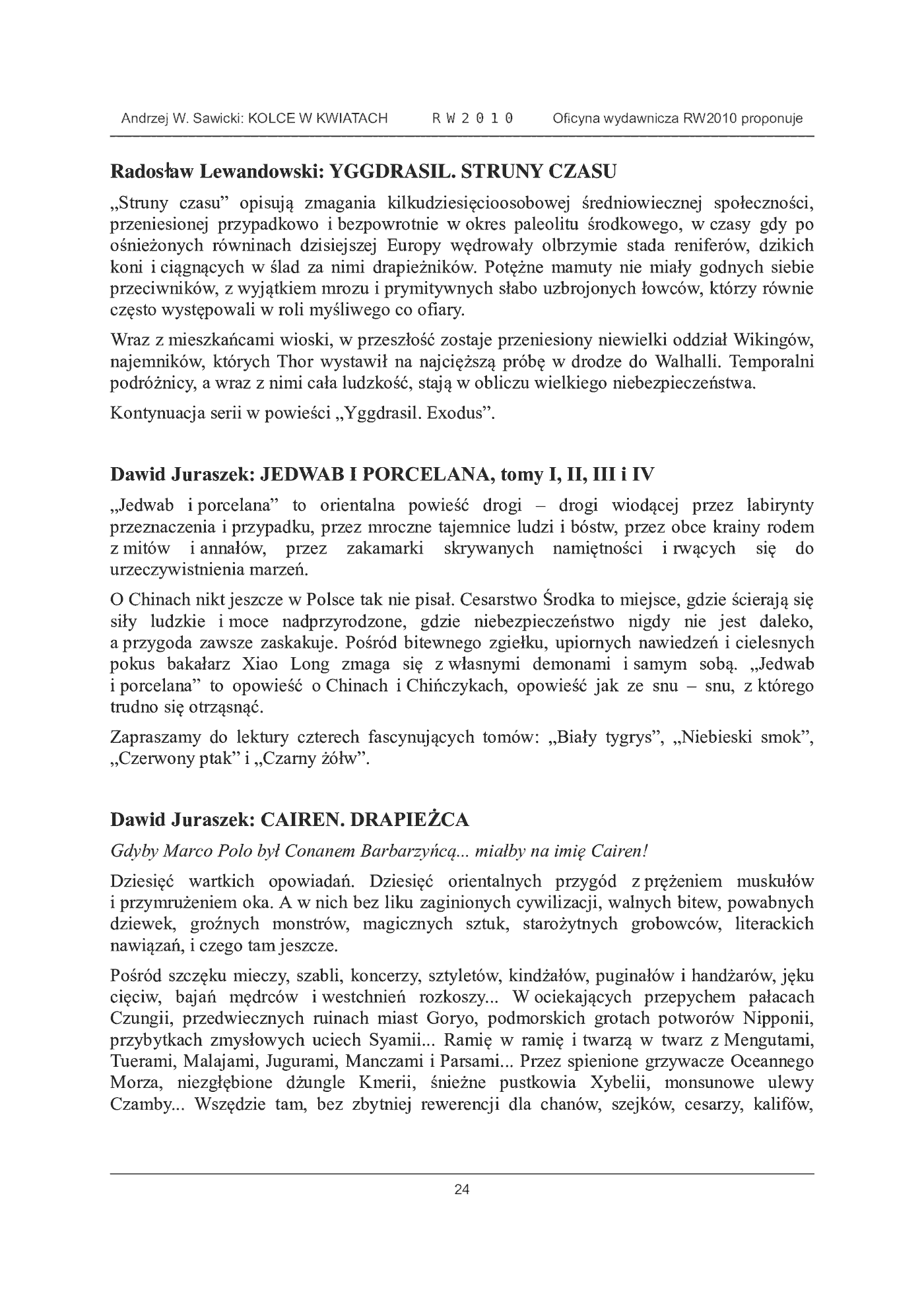Fragment „Kolce w kwiatach” — strona 24 z 27