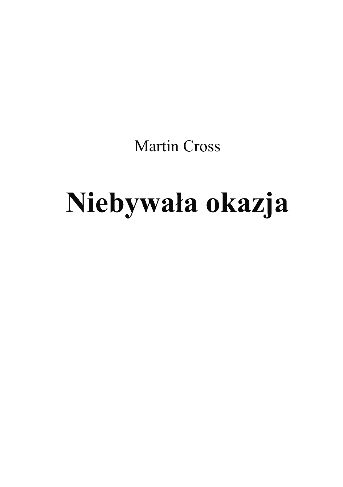 Fragment „Niebywała okazja” — strona 2 z 10