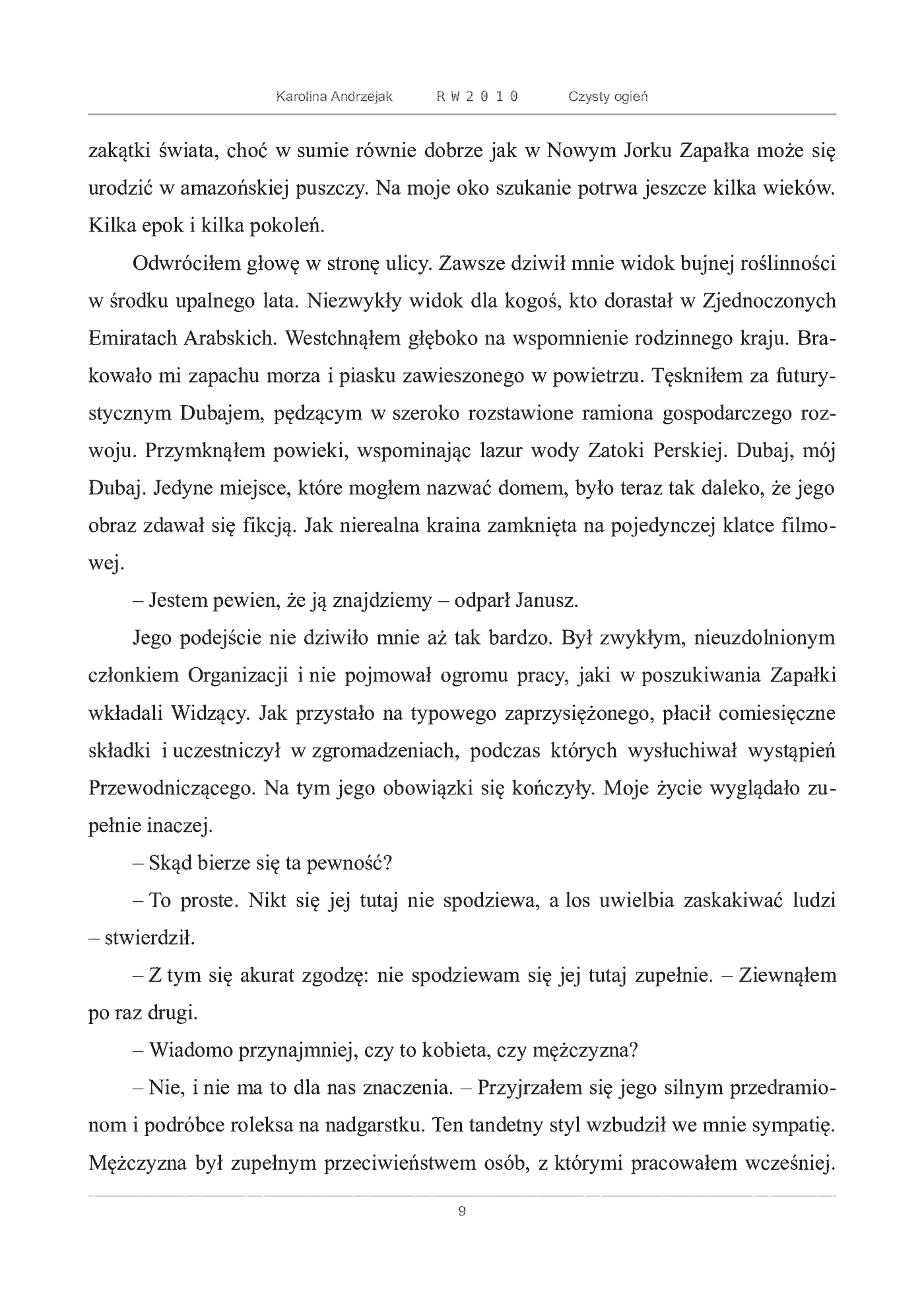 Fragment „Czysty ogień” — strona 9 z 30