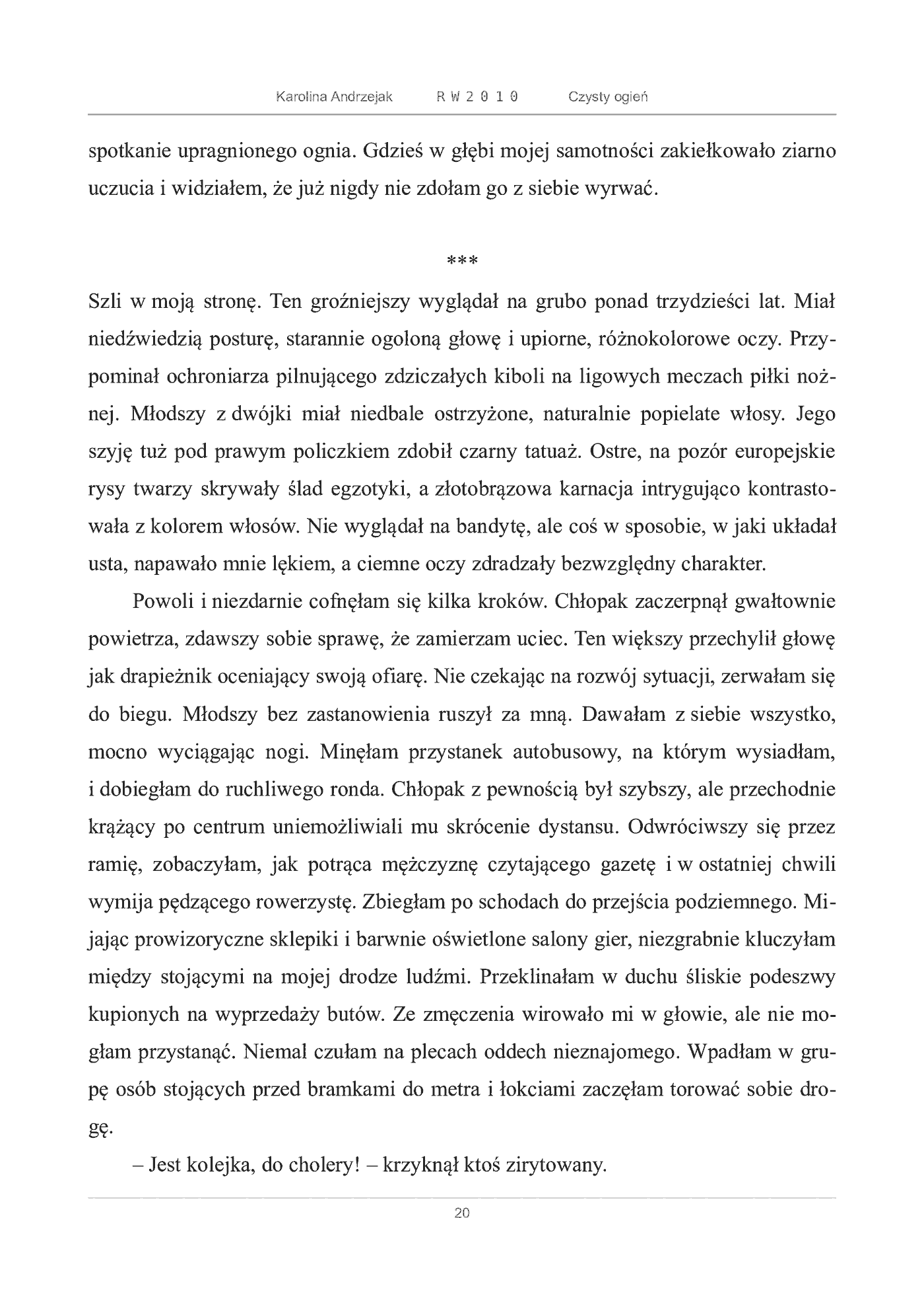 Fragment „Czysty ogień” — strona 20 z 30