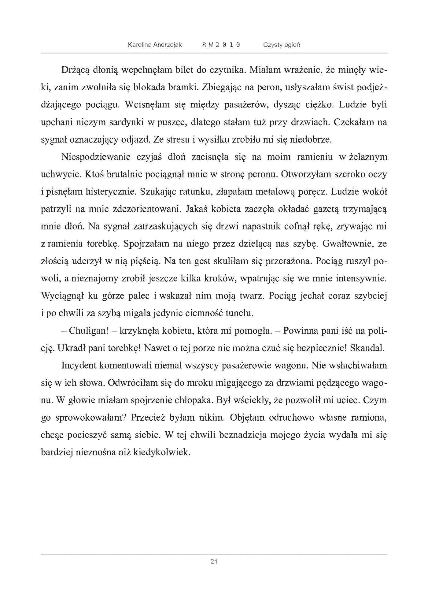 Fragment „Czysty ogień” — strona 21 z 30