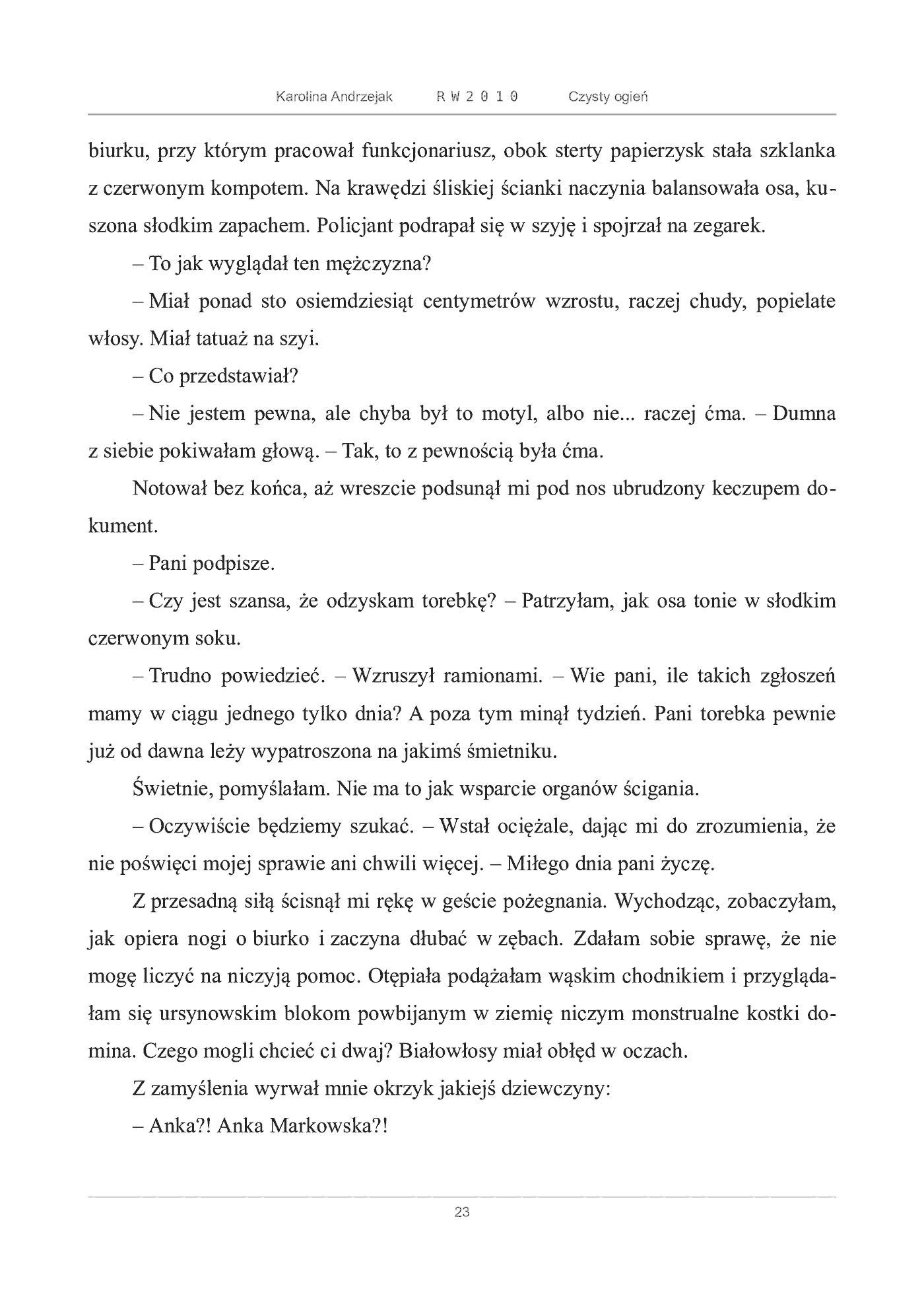 Fragment „Czysty ogień” — strona 23 z 30