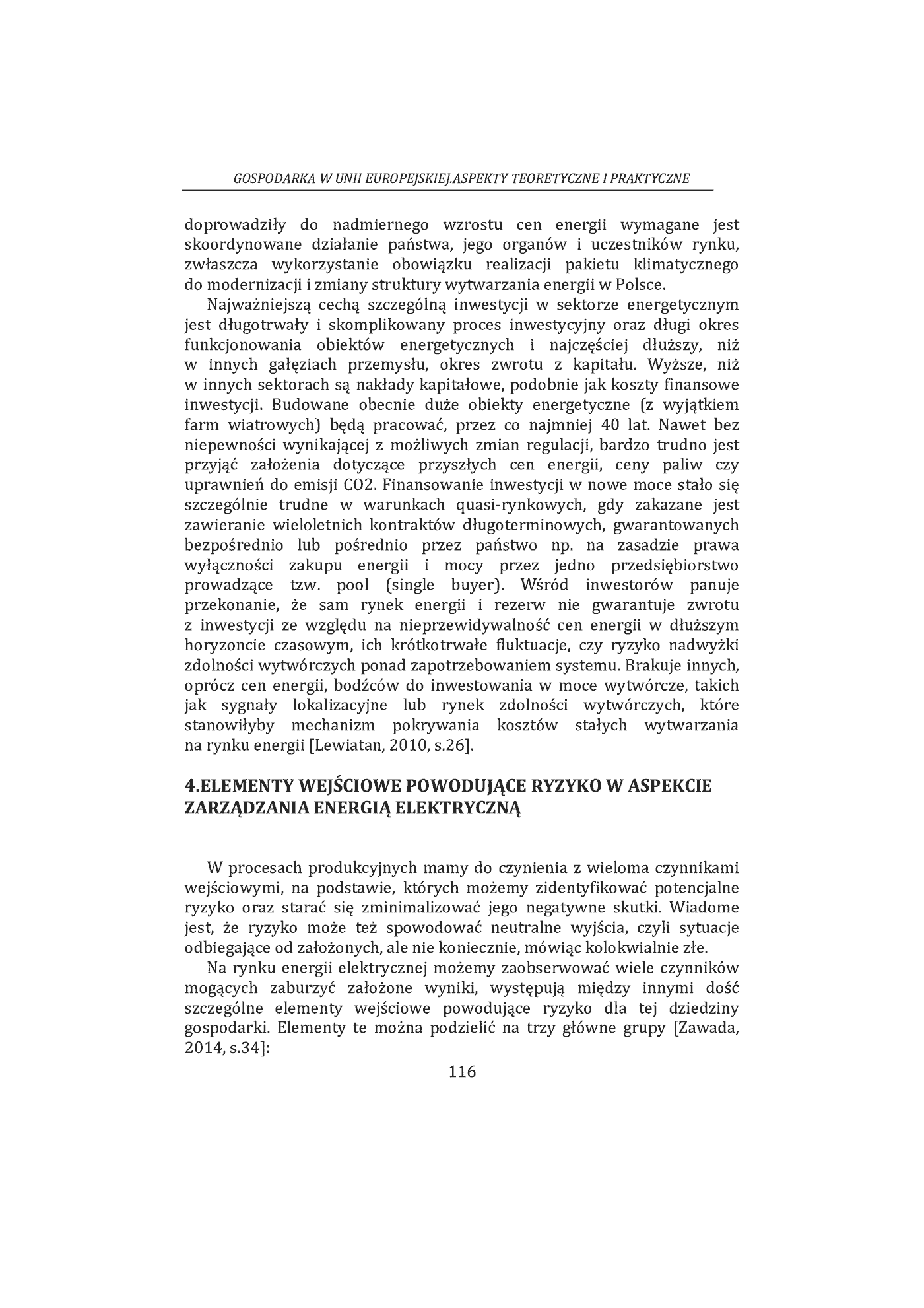 Fragment „Gospodarka w Unii Europejskiej. Aspekty teoretyczne i praktyczne. Monografia wieloautorska. Błażej Kmieciak, Wojciech Janik, Katarzyna Szara, Monika Piśniak, Ireneusz Miciuła, Natalia Konopińska” — strona 9 z 20