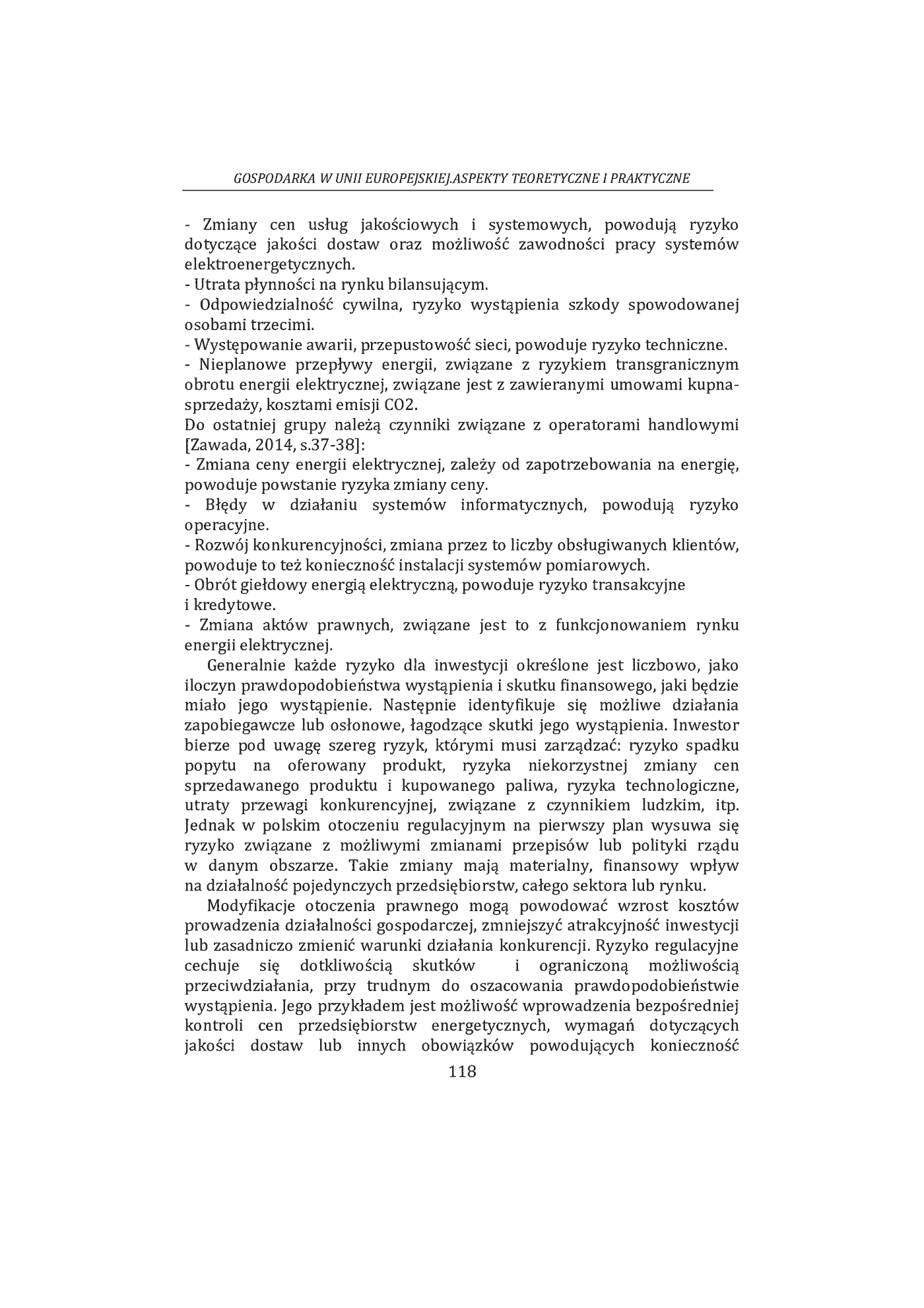 Fragment „Gospodarka w Unii Europejskiej. Aspekty teoretyczne i praktyczne. Monografia wieloautorska. Błażej Kmieciak, Wojciech Janik, Katarzyna Szara, Monika Piśniak, Ireneusz Miciuła, Natalia Konopińska” — strona 11 z 20