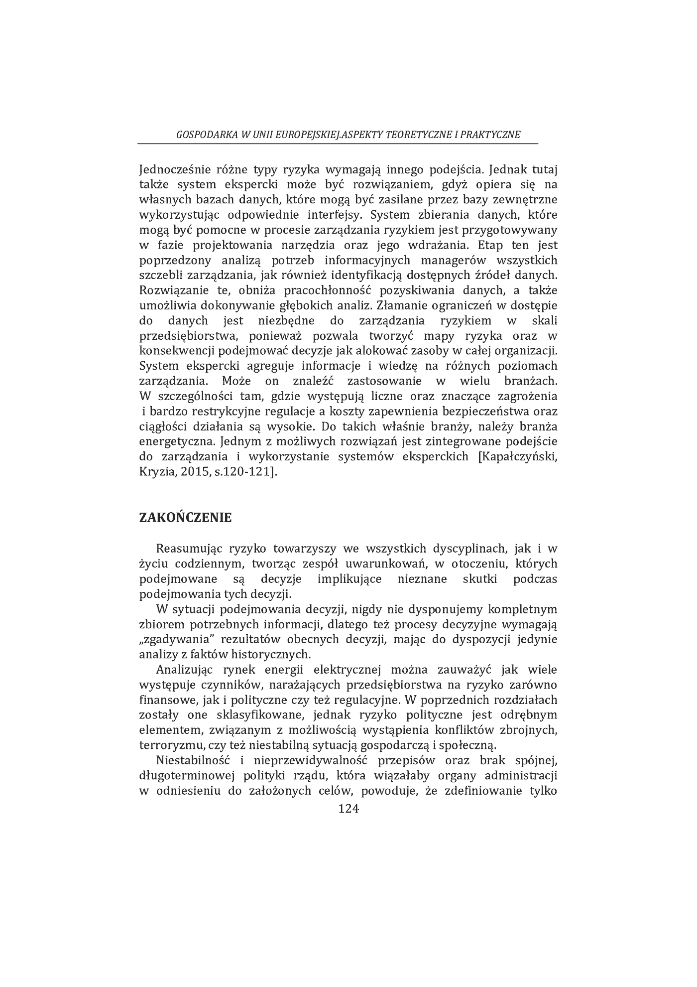 Fragment „Gospodarka w Unii Europejskiej. Aspekty teoretyczne i praktyczne. Monografia wieloautorska. Błażej Kmieciak, Wojciech Janik, Katarzyna Szara, Monika Piśniak, Ireneusz Miciuła, Natalia Konopińska” — strona 17 z 20