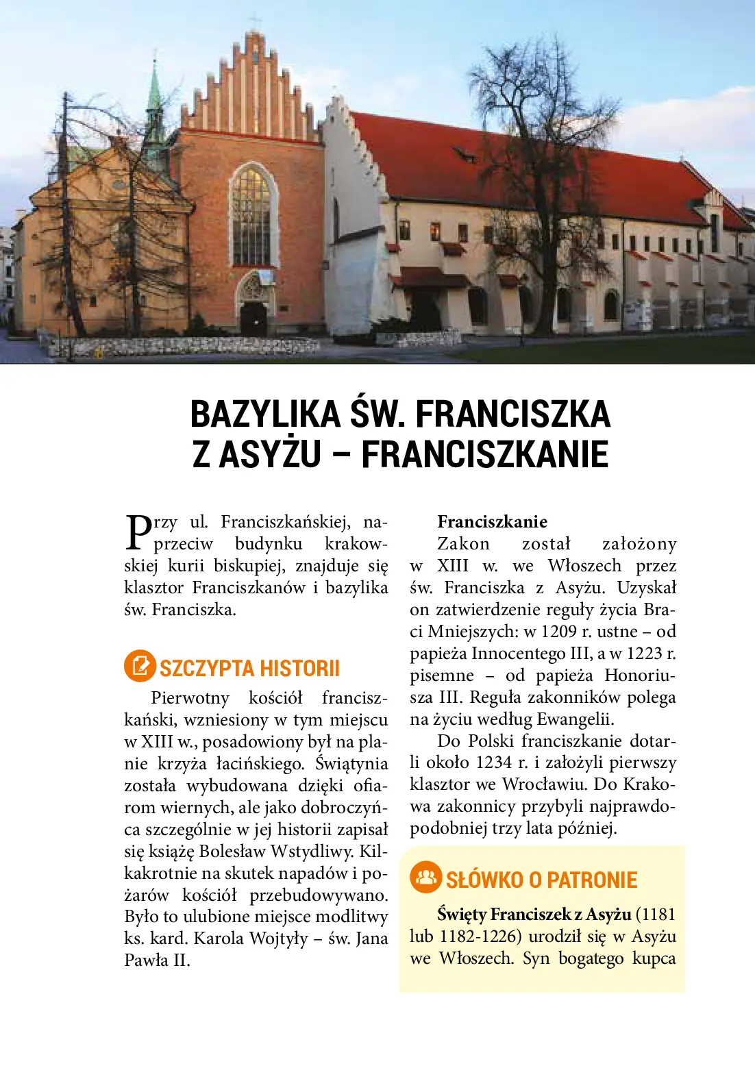 Fragment „Sakralny Kraków. Kompletny przewodnik od A do Z” — strona 8 z 25