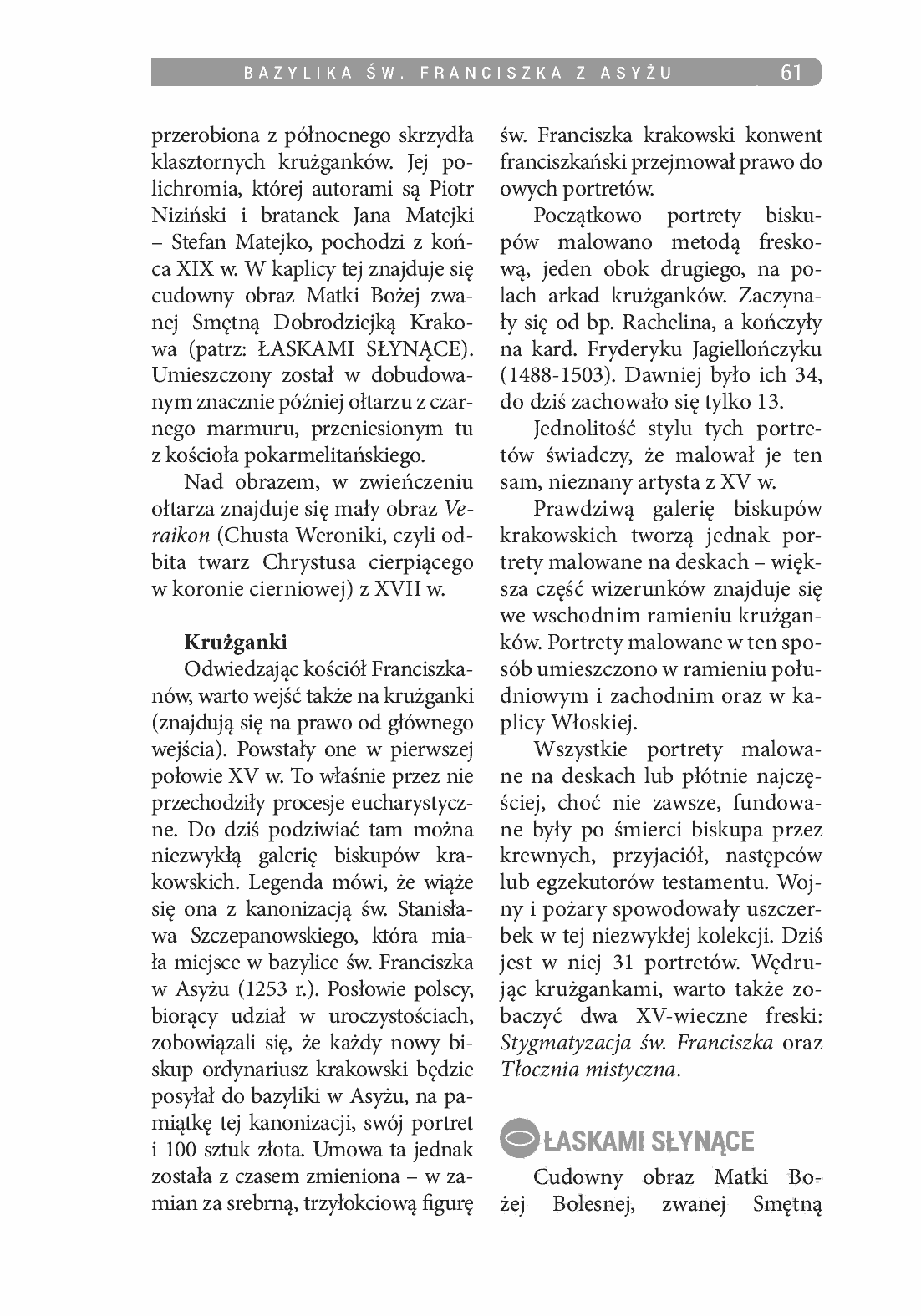 Fragment „Sakralny Kraków. Kompletny przewodnik od A do Z” — strona 14 z 25